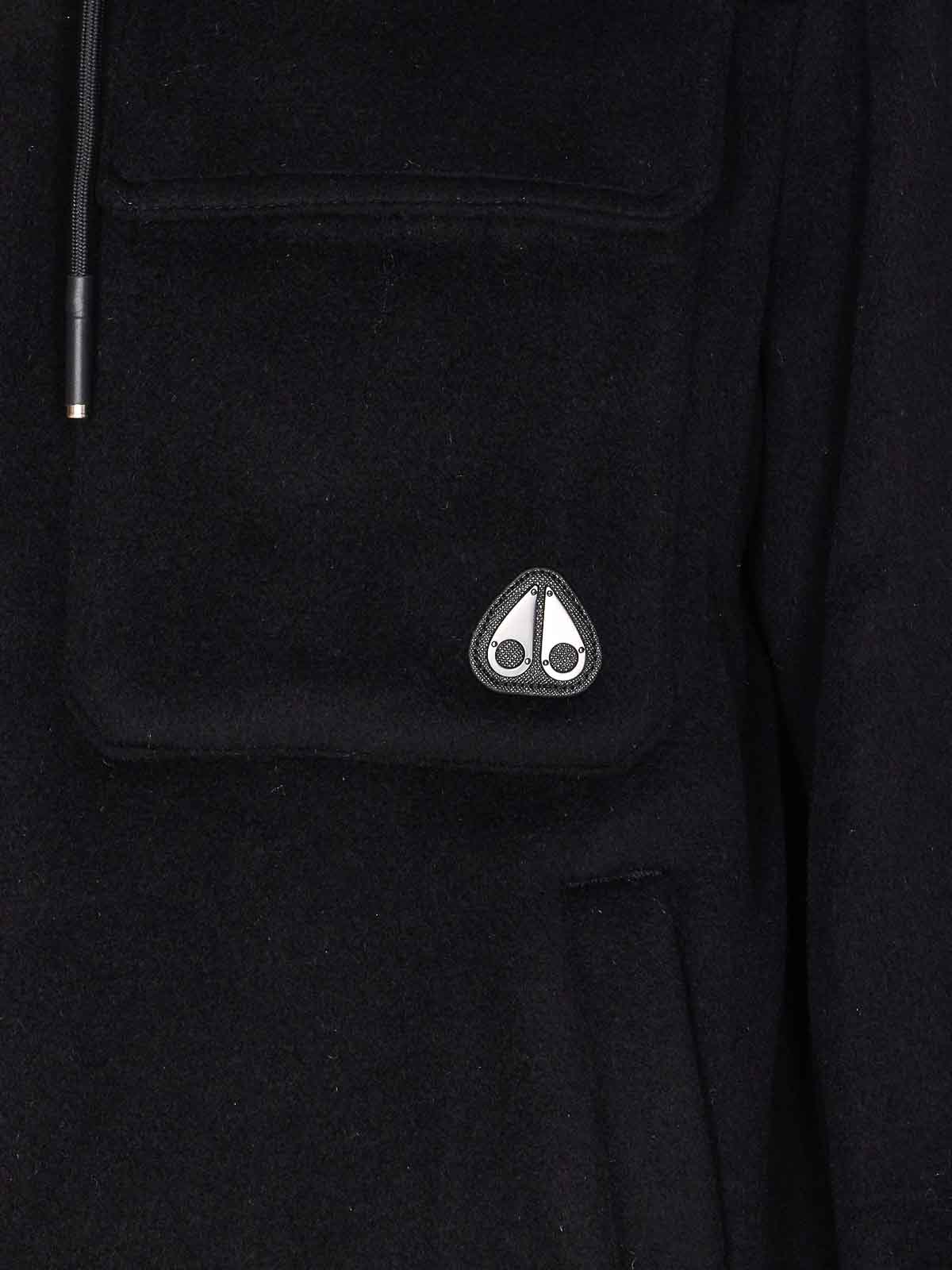 Black Snowdown Shirt Jacket M35MW407292 (MOOSE KNUCKLES / カジュアルジャケット ) | MOOSE KNUCKLES (ムースナックルズ)(2)