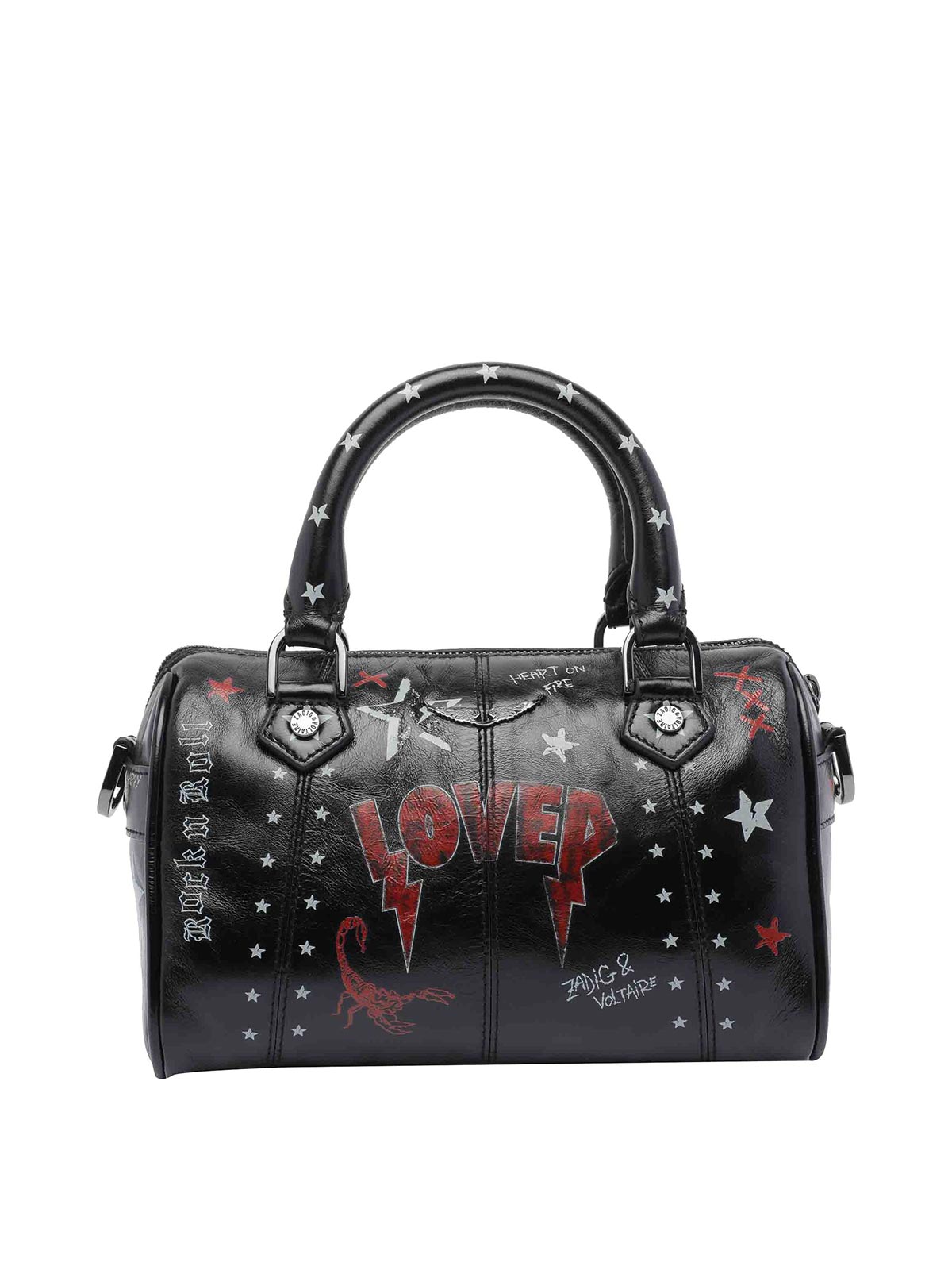 Black Xs Sunny Vibe Punk Handbag LWBA04146011 (ZADIG & VOLTAIRE / ハンドバッグ・ショルダーバッグ ) | ZADIG & VOLTAIRE (ザディグ エ ヴォルテール)