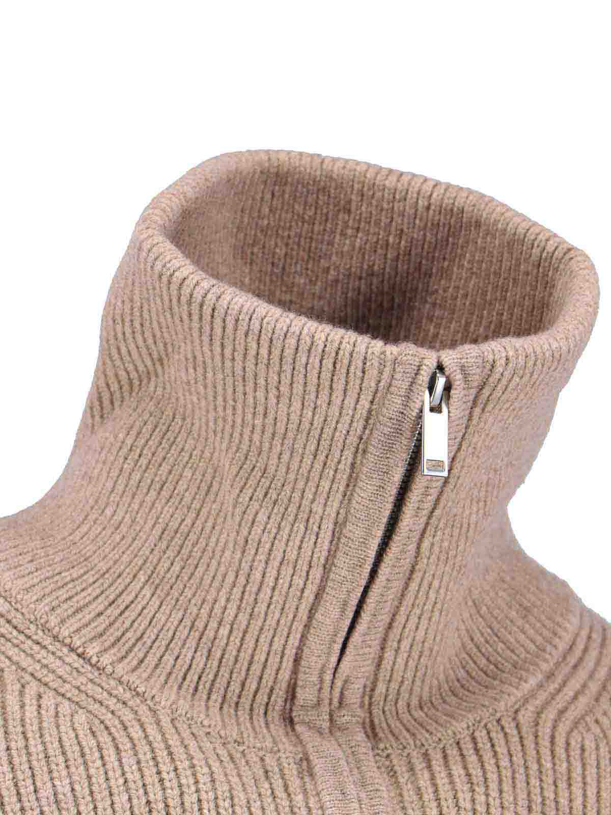 Maglia Zip SANDOSSN1497OATMEAL (Studio Nicholson / ニット・セーター・カーディガン ) | Studio Nicholson (スタジオニコルソン)(3)