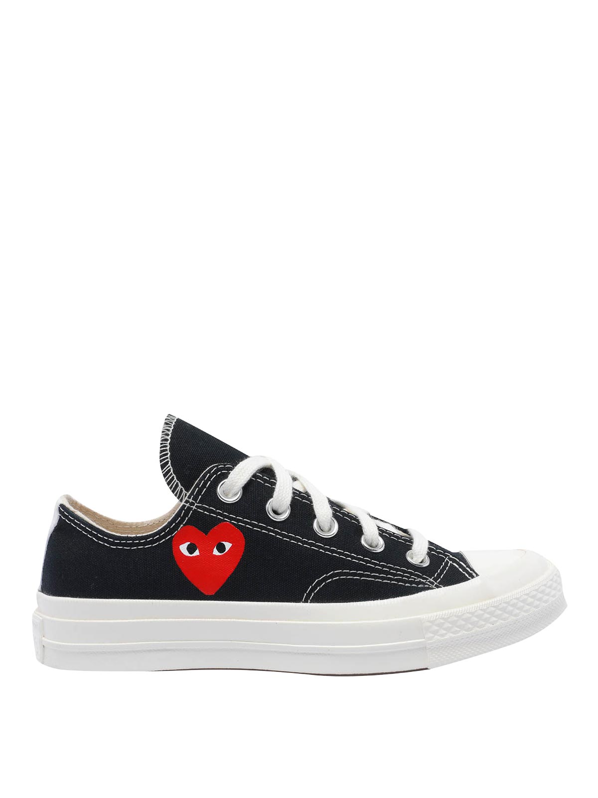 Black Chuck Taylor Sneakers P1K128W1 (PLAY Comme Des Garçons / スニーカー ) | PLAY Comme Des Garçons (プレイ コムデギャルソン)