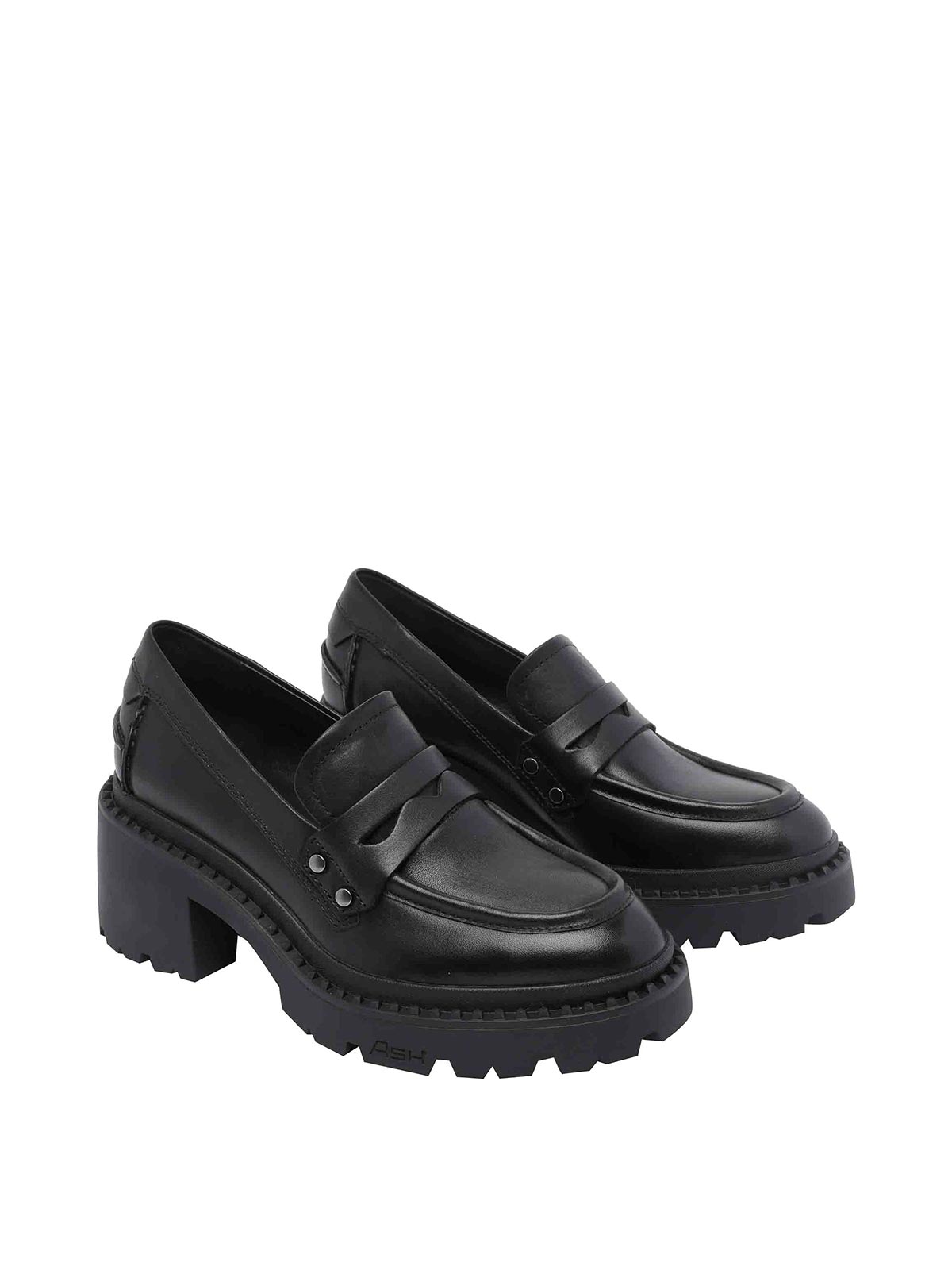 Black Nikla Pump Loafers NIKLA01 (ASH / ローファー ) | ASH (アッシュ)(1)