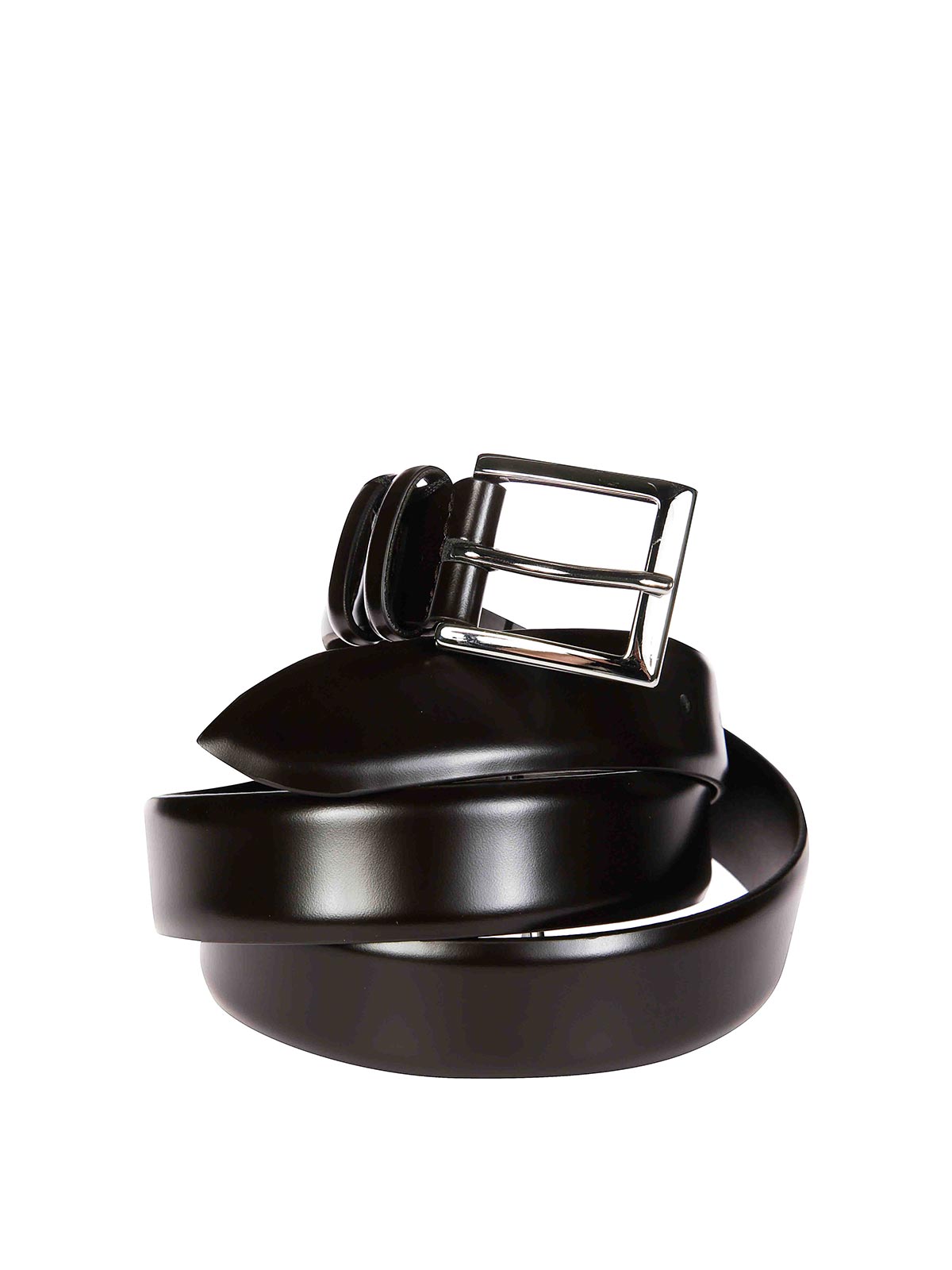 Classic leather belt 3cm U03201CAFTMORO (ORCIANI / ベルト・サスペンダー ) | ORCIANI (オルチアーニ)