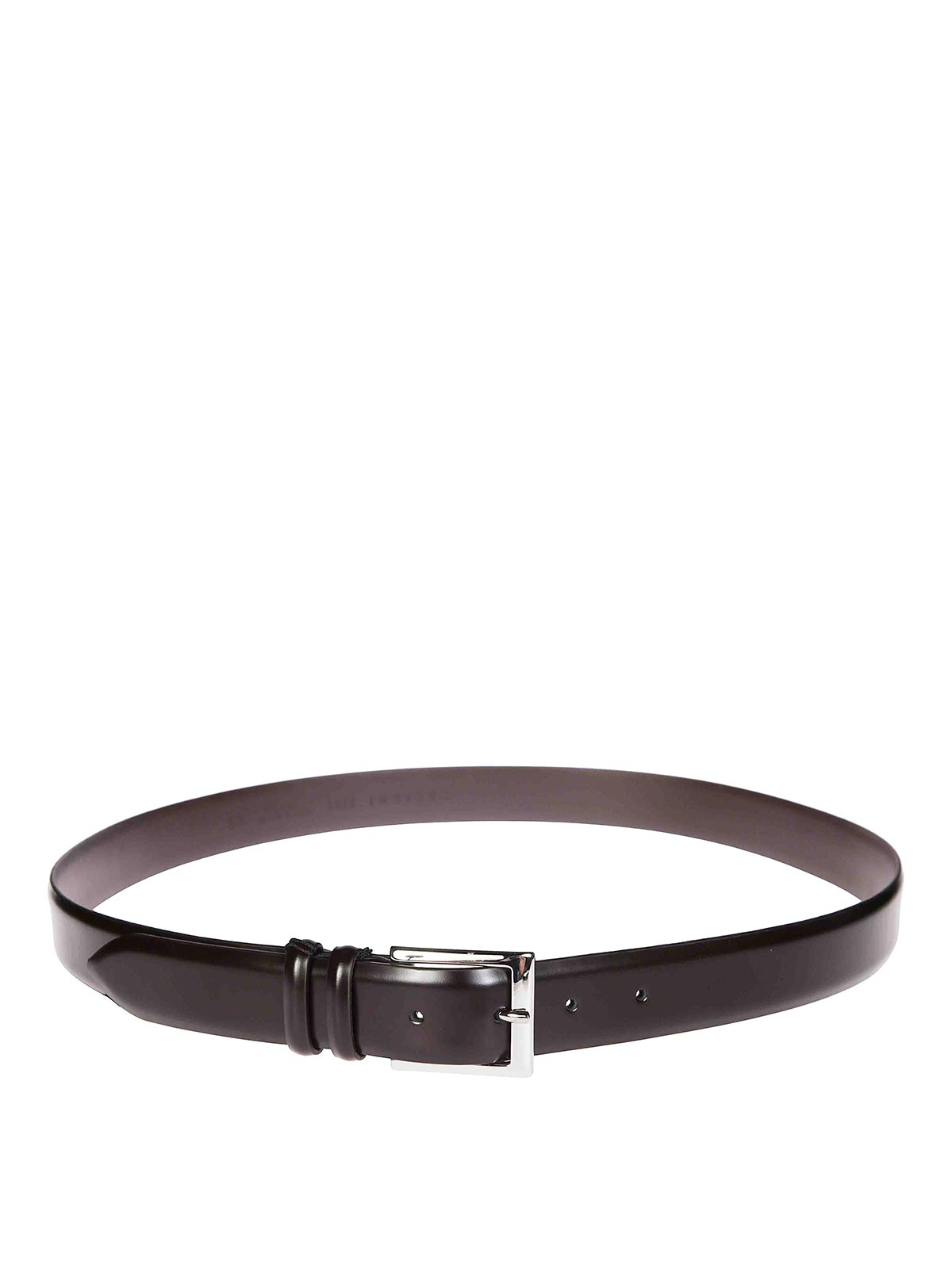 Classic leather belt 3cm U03201CAFTMORO (ORCIANI / ベルト・サスペンダー ) | ORCIANI (オルチアーニ)(1)