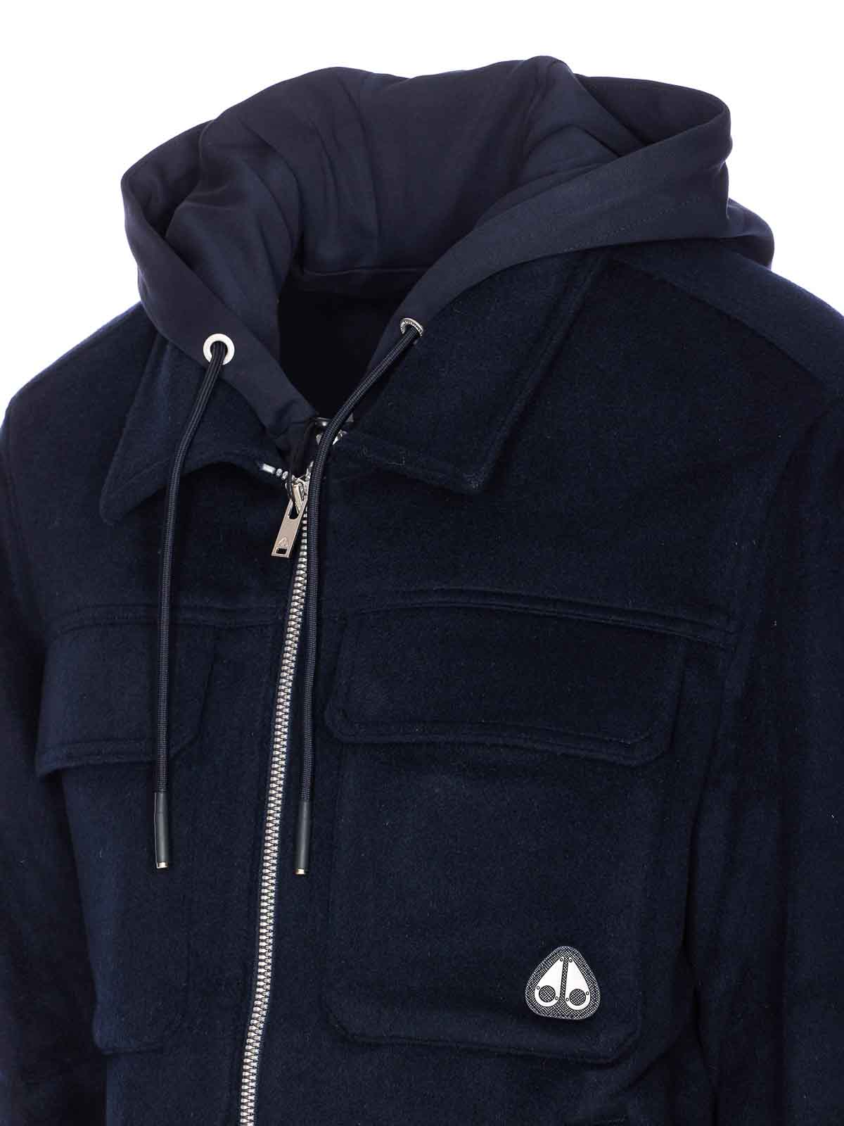 Blue Snowdown Shirt Jacket M35MW407833 (MOOSE KNUCKLES / カジュアルジャケット ) | MOOSE KNUCKLES (ムースナックルズ)(2)