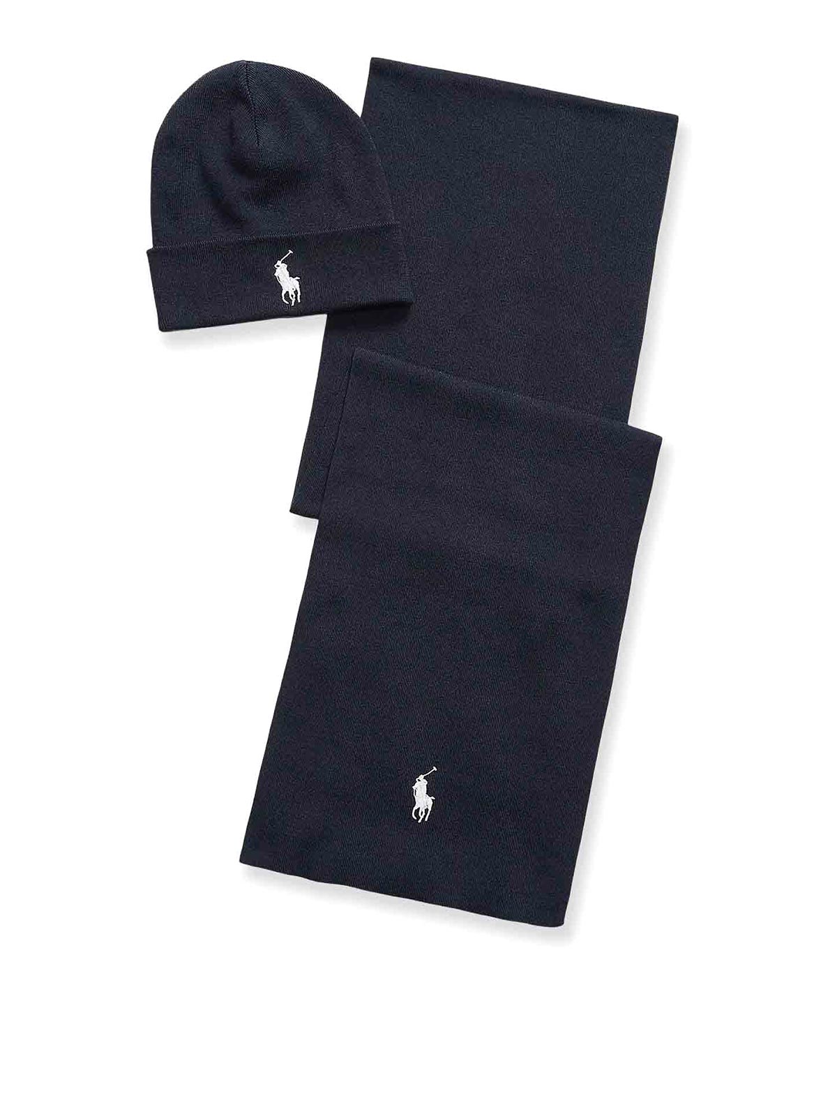 Sharp set and cotton hat 710953262003 (Polo Ralph Lauren / スカーフ・マフラー ) | Polo Ralph Lauren (ポロ ラルフ ローレン)