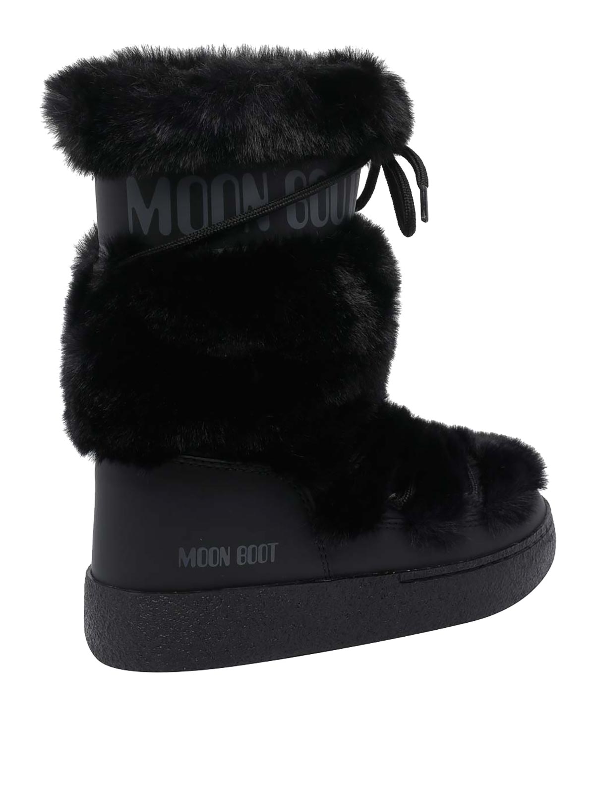 Black Icon Eco Fur Boots 2450210N001 (MOON BOOT / ブーツ ) | MOON BOOT (ムーンブーツ)(2)