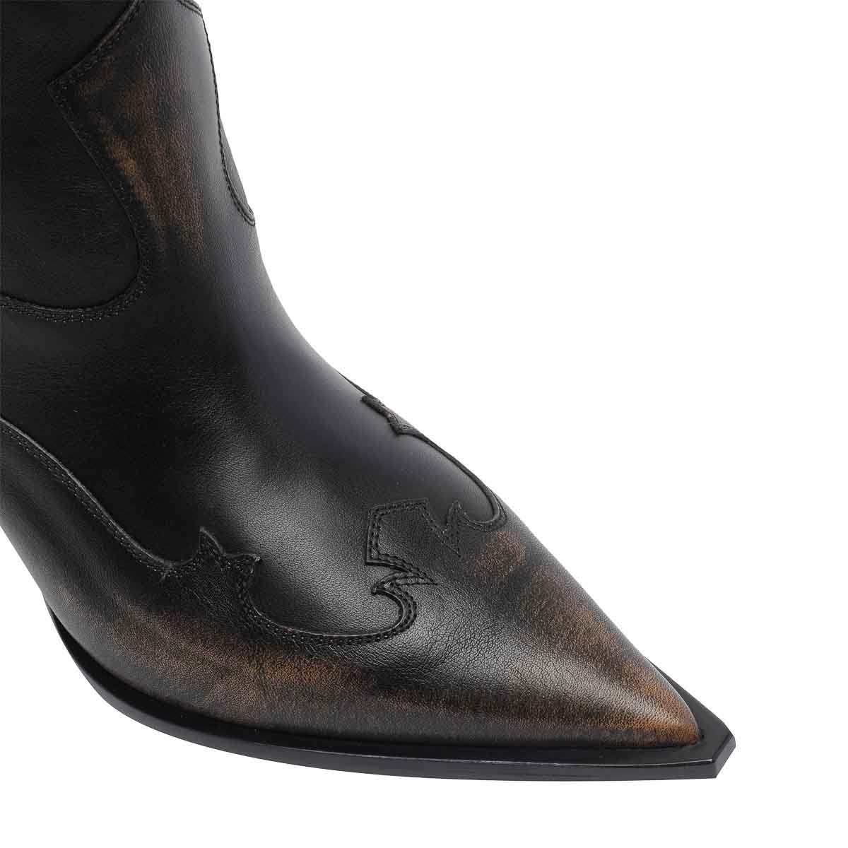 Black Lidia Western Booties PX1795XLTHBBLACK (PARIS TEXAS / ブーツ ) | PARIS TEXAS (パリ テキサス)(3)