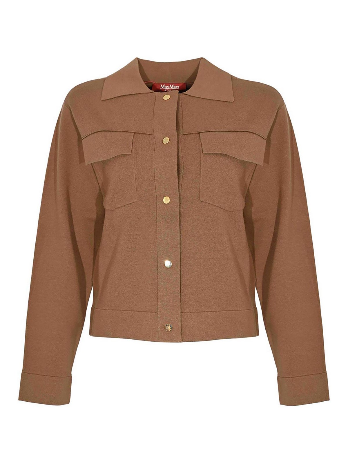 Zum Boxy Jacket In Stretch Viscose 25263460316E15 (Max Mara Studio / シャツ・ブラウス ) | Max Mara Studio (マックスマーラ ステュディオ)