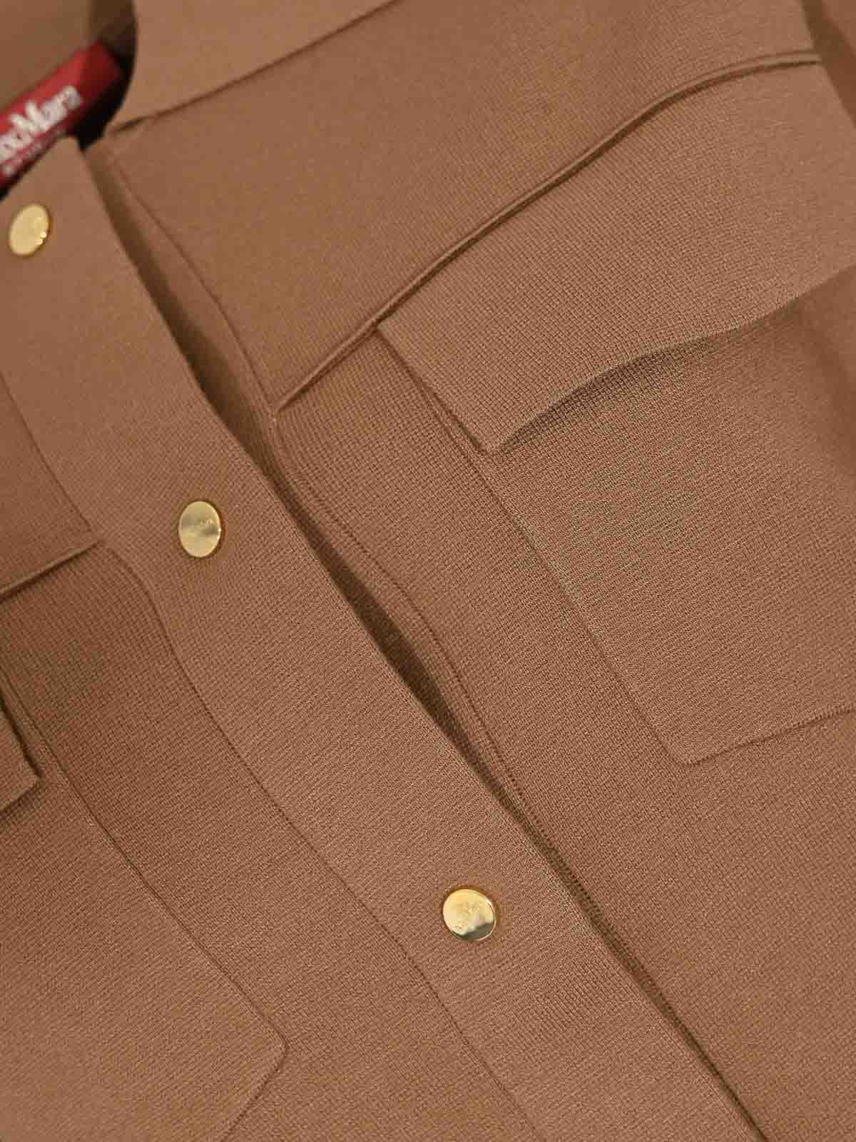 Zum Boxy Jacket In Stretch Viscose 25263460316E15 (Max Mara Studio / シャツ・ブラウス ) | Max Mara Studio (マックスマーラ ステュディオ)(2)