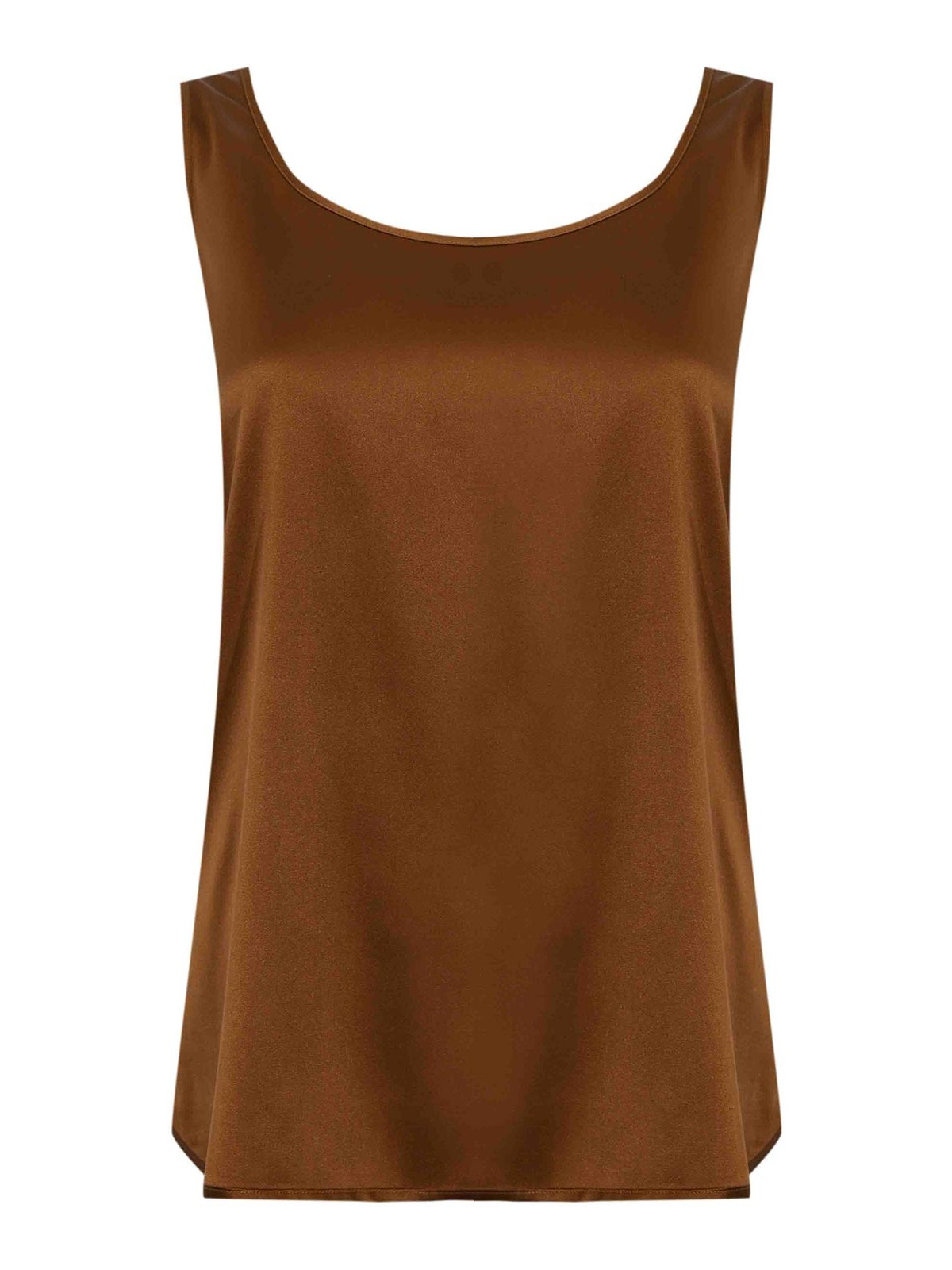 Pan Camisole In Silk Satin 252616601760001E15 (Max Mara / タンクトップ・キャミソール ) | Max Mara (マックスマーラ)