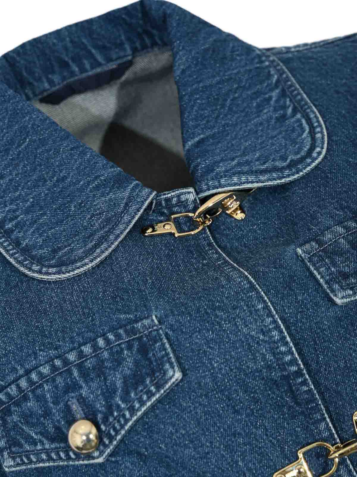 3-Hook Denim Crop Jacket NGW7351371LXKZU810 (Fay / カジュアルジャケット ) | Fay (フェイ)(2)