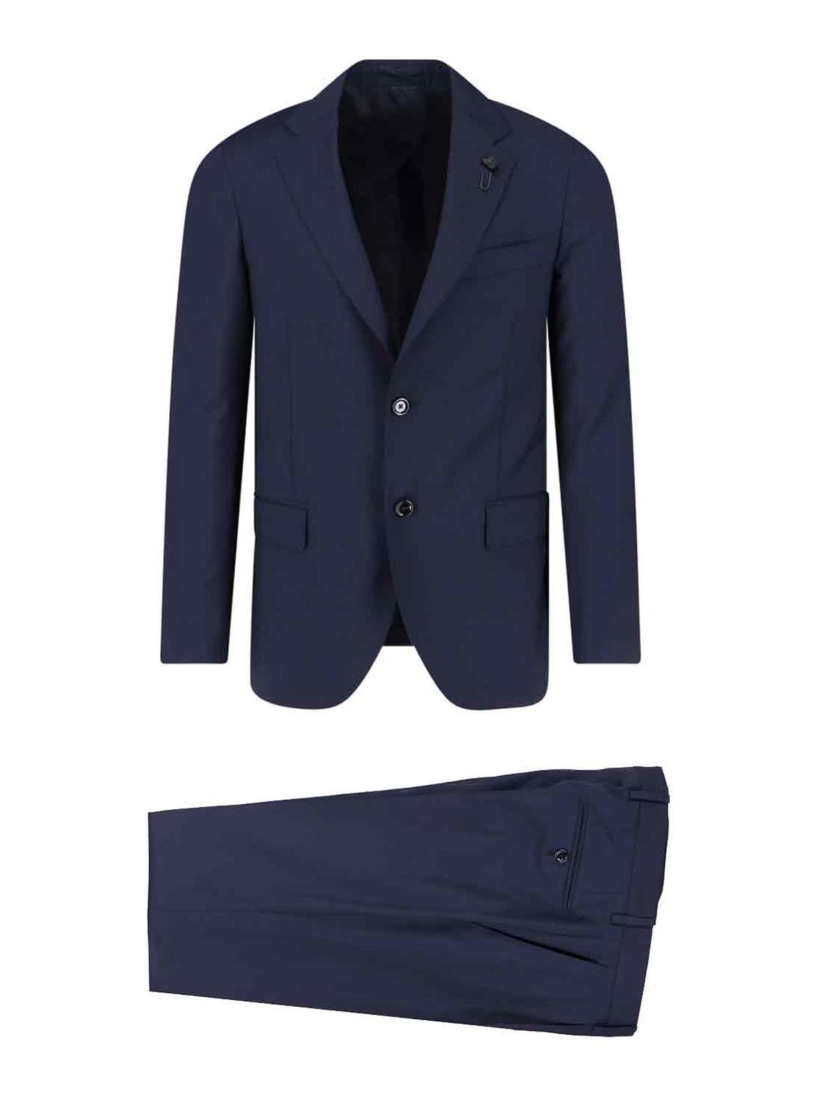 Single-breasted suit in virgin wool CN787AECN64416850 (LARDINI / スーツ ) | LARDINI (ラルディーニ)