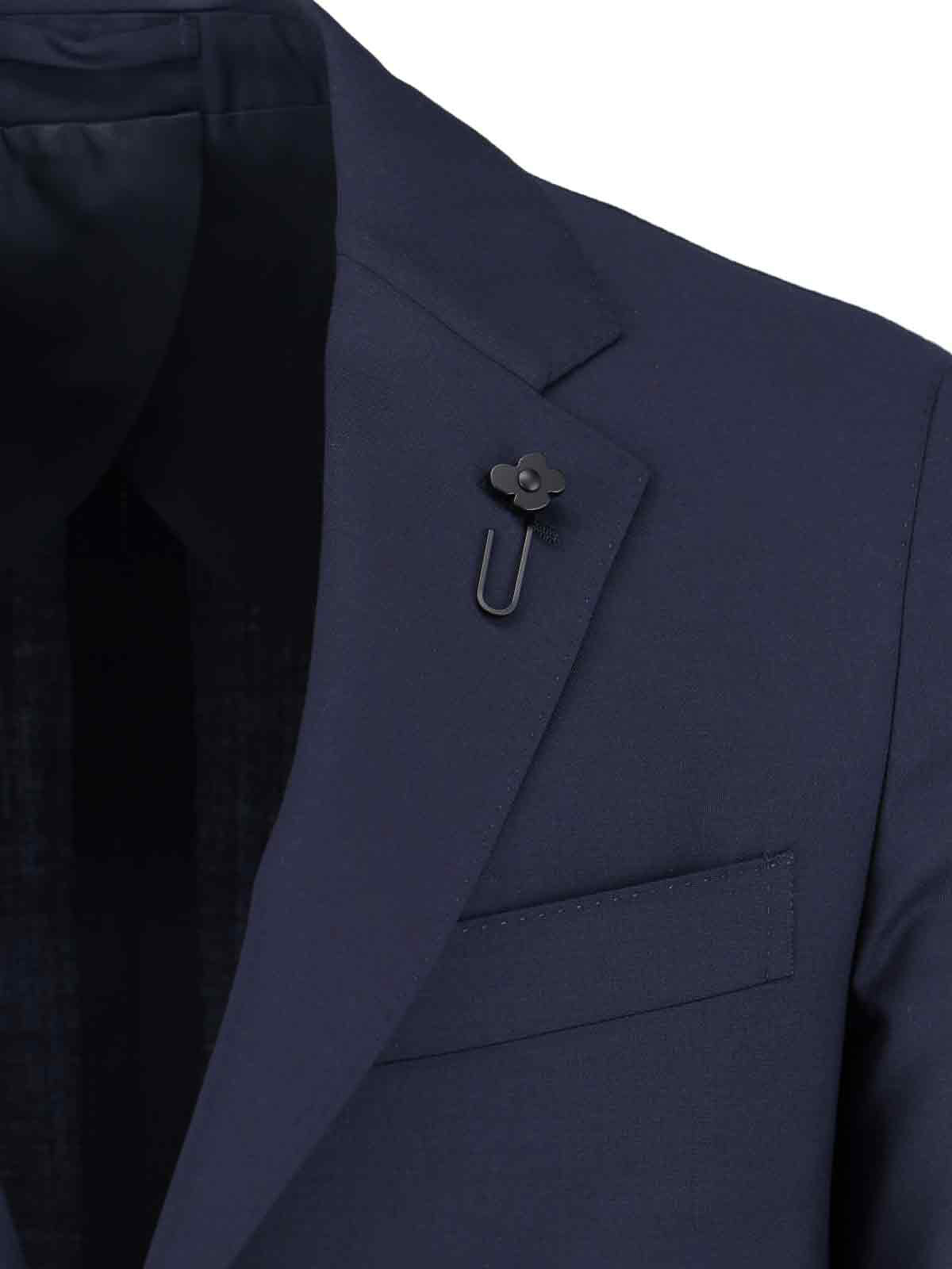 Single-breasted suit in virgin wool CN787AECN64416850 (LARDINI / スーツ ) | LARDINI (ラルディーニ)(4)