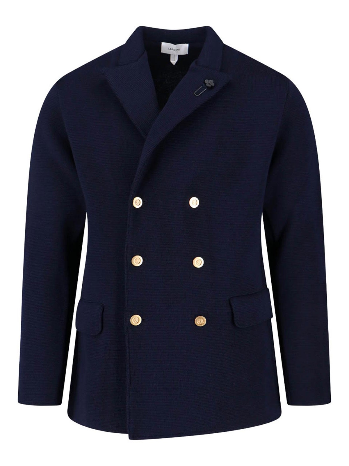 Double-breasted blazer in virgin wool CNLJMP02XCN65008850 (LARDINI / ブレザー・ジャケット ) | LARDINI (ラルディーニ)