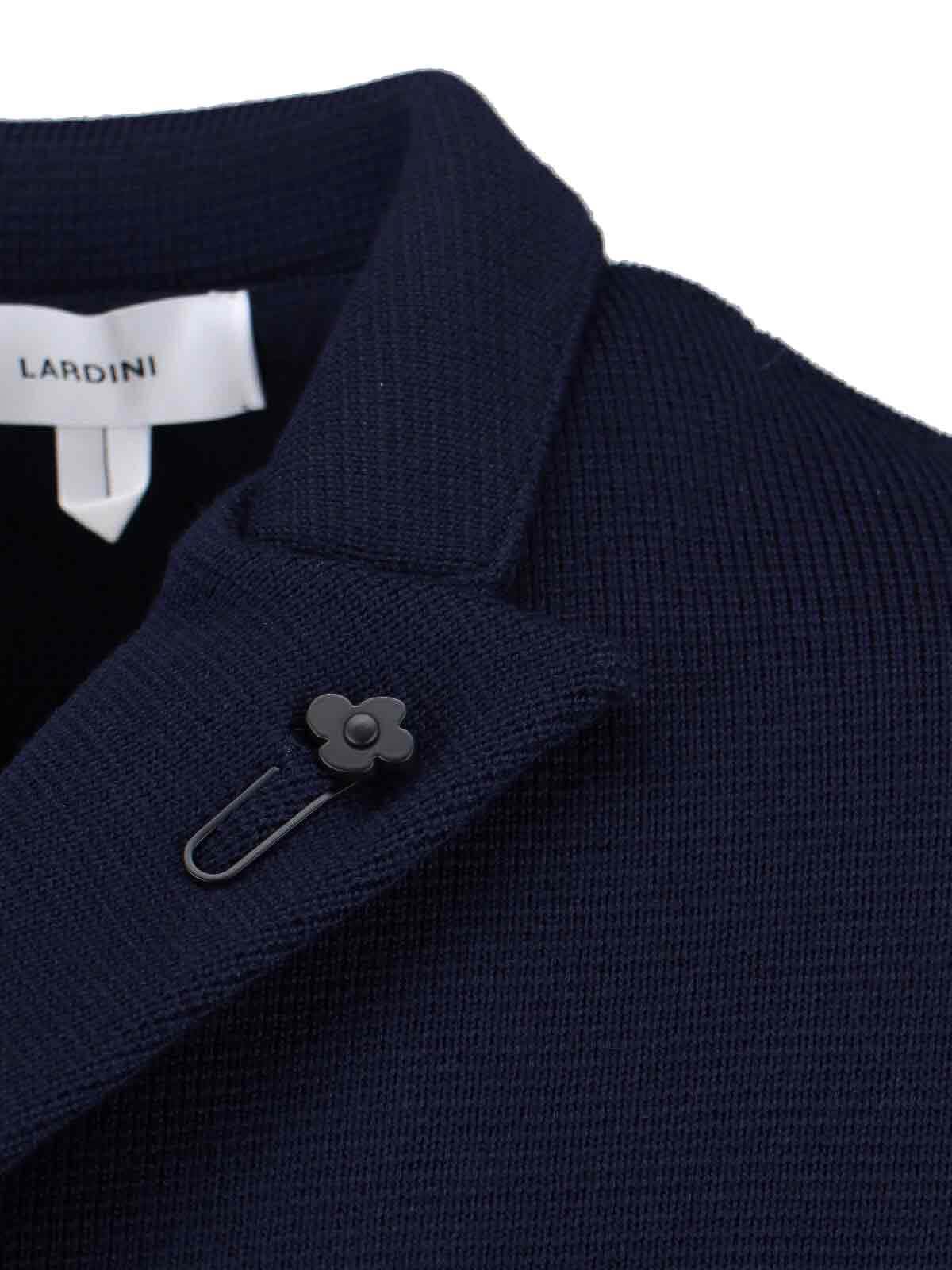 Double-breasted blazer in virgin wool CNLJMP02XCN65008850 (LARDINI / ブレザー・ジャケット ) | LARDINI (ラルディーニ)(4)