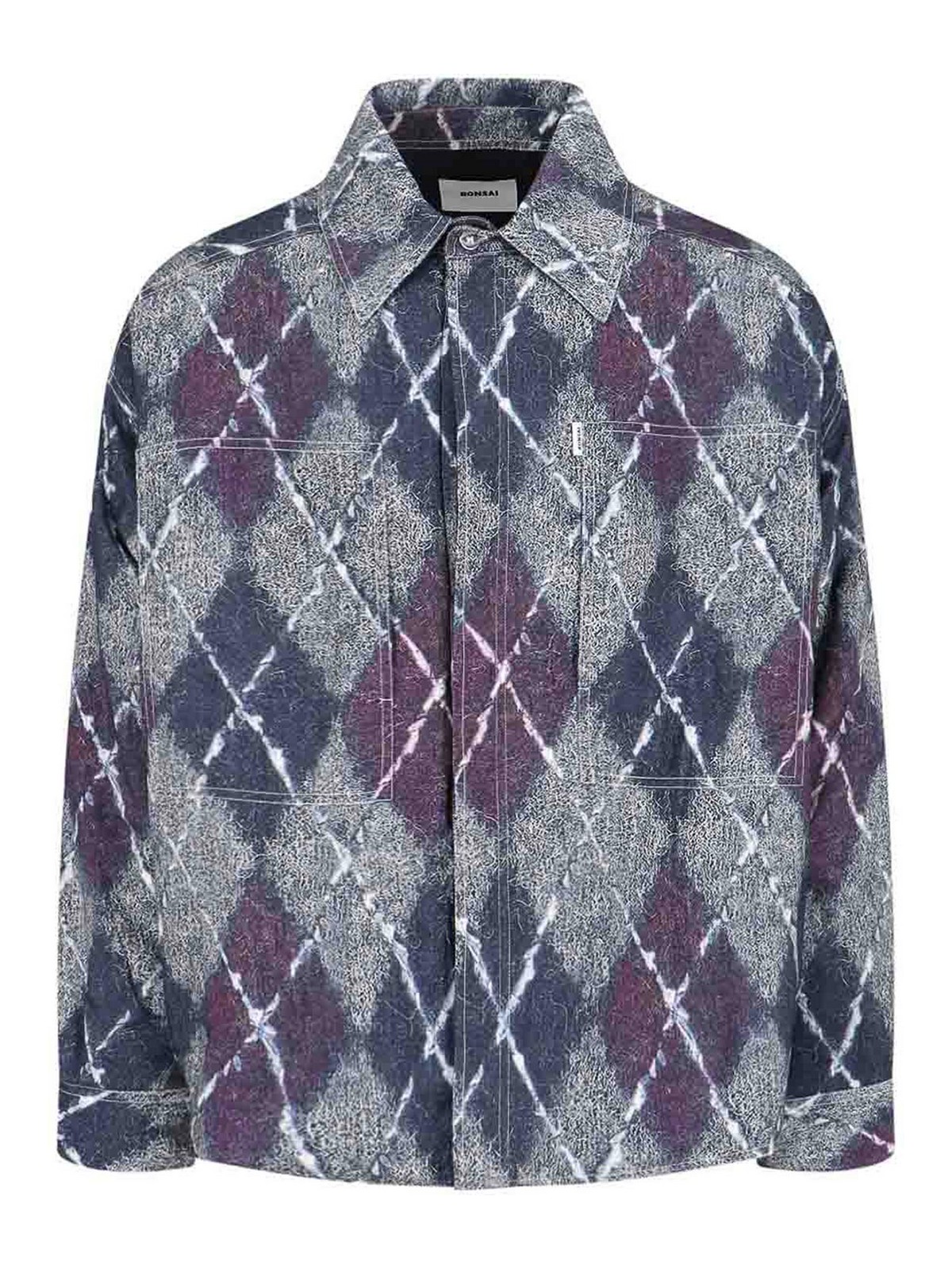 Diamond Shirt Jacket AW25SH002002WHT (BONSAI / シャツ・ブラウス ) | BONSAI (ボンサイ)