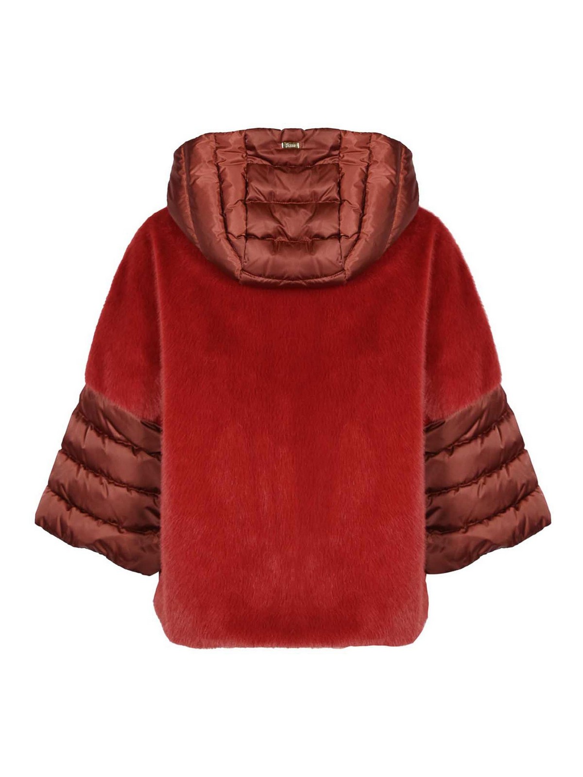 Satin Cape And Lady Alternative Fur PI002132D12170Z6705 (Herno / ダウンジャケット・コート ) | Herno (ヘルノ)(1)