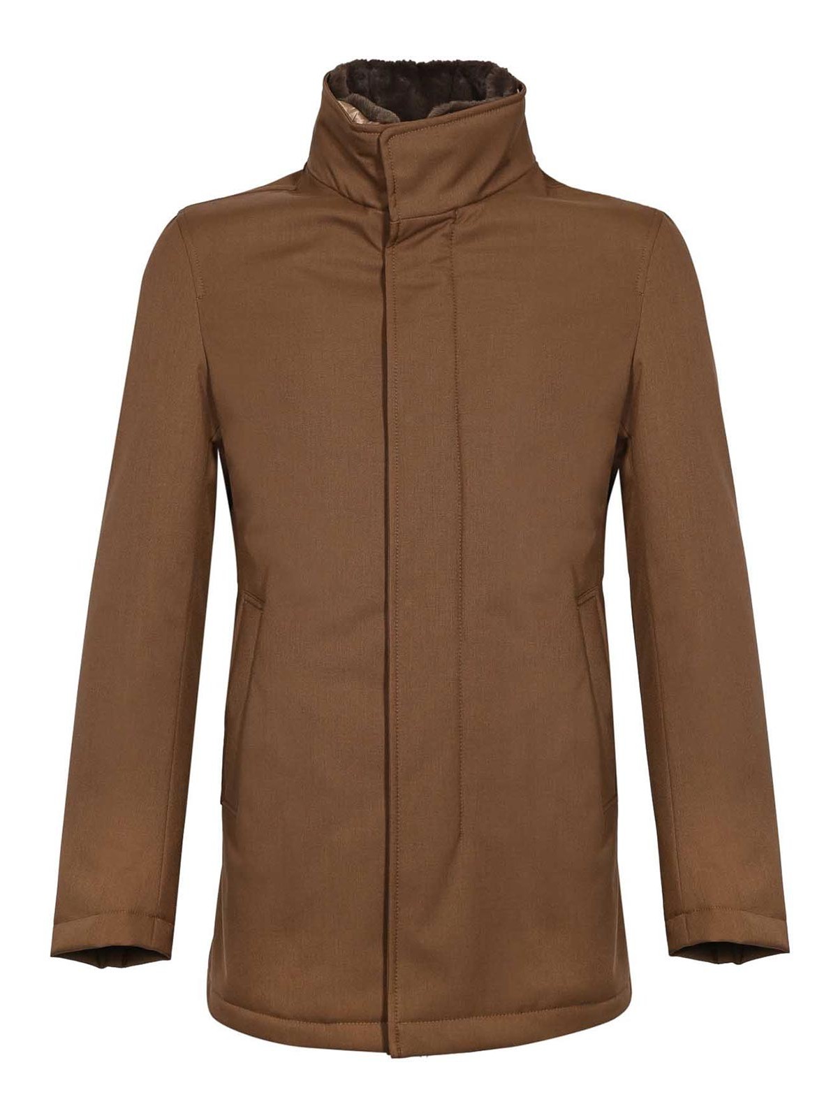 Carcoat In Woolen Melange Twill IM000370U127308010 (Herno / コート ) | Herno (ヘルノ)