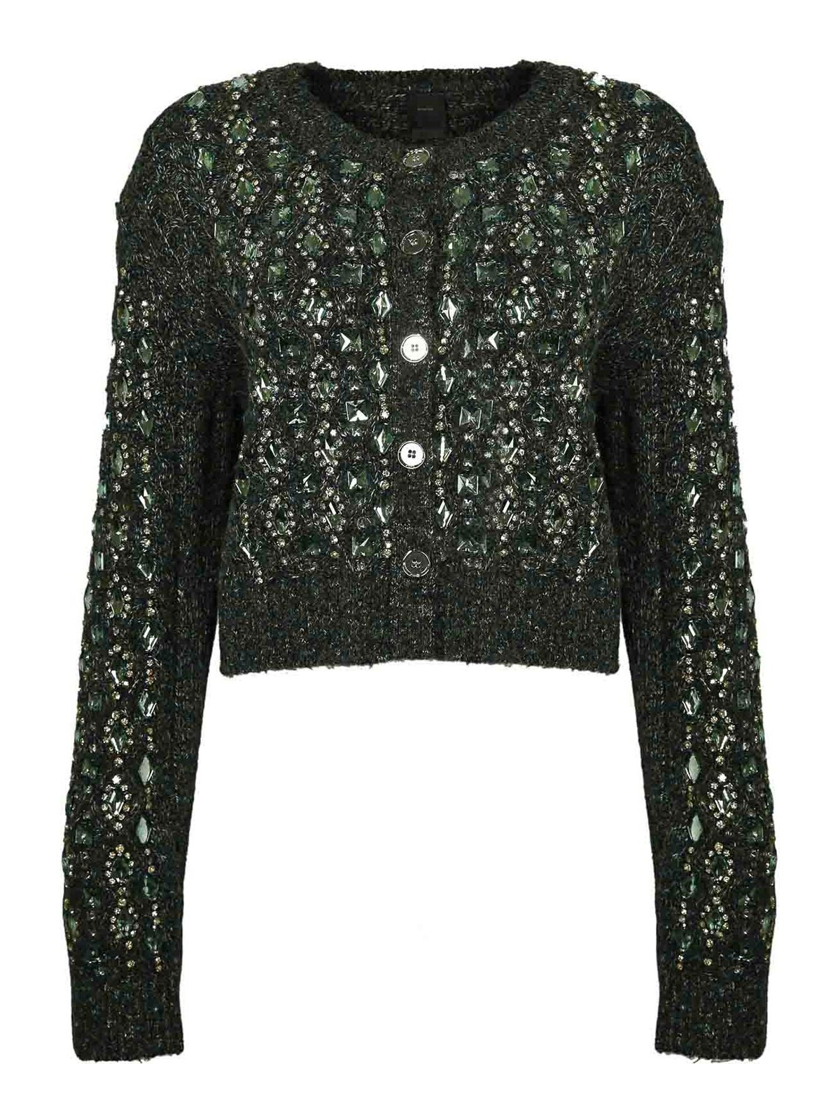 Go Now Cardigan With Jewel Embroidery 105952A2YCIG1 (PINKO / ニット・セーター・カーディガン ) | PINKO (ピンコ)