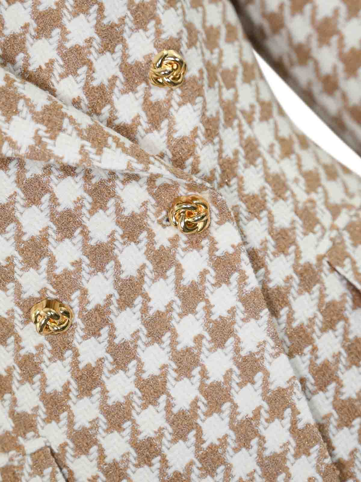 Alicya Houndstooth Wool Jacket JALICYA10B34028225I145EA806299 (TAGLIATORE / ブレザー・ジャケット ) | TAGLIATORE (タリアトーレ)(2)