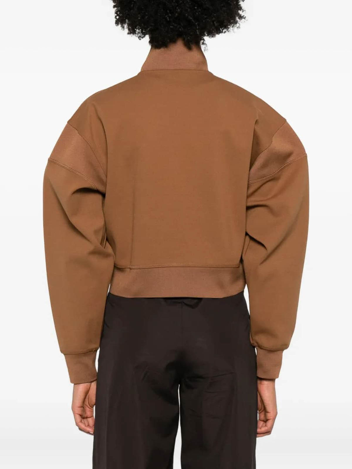 Bomber In Felpa JX6782WILBRN (adidas by Stella McCartney / カジュアルジャケット ) | adidas by Stella McCartney (アディダス バイ ステラ マッカートニー)(3)