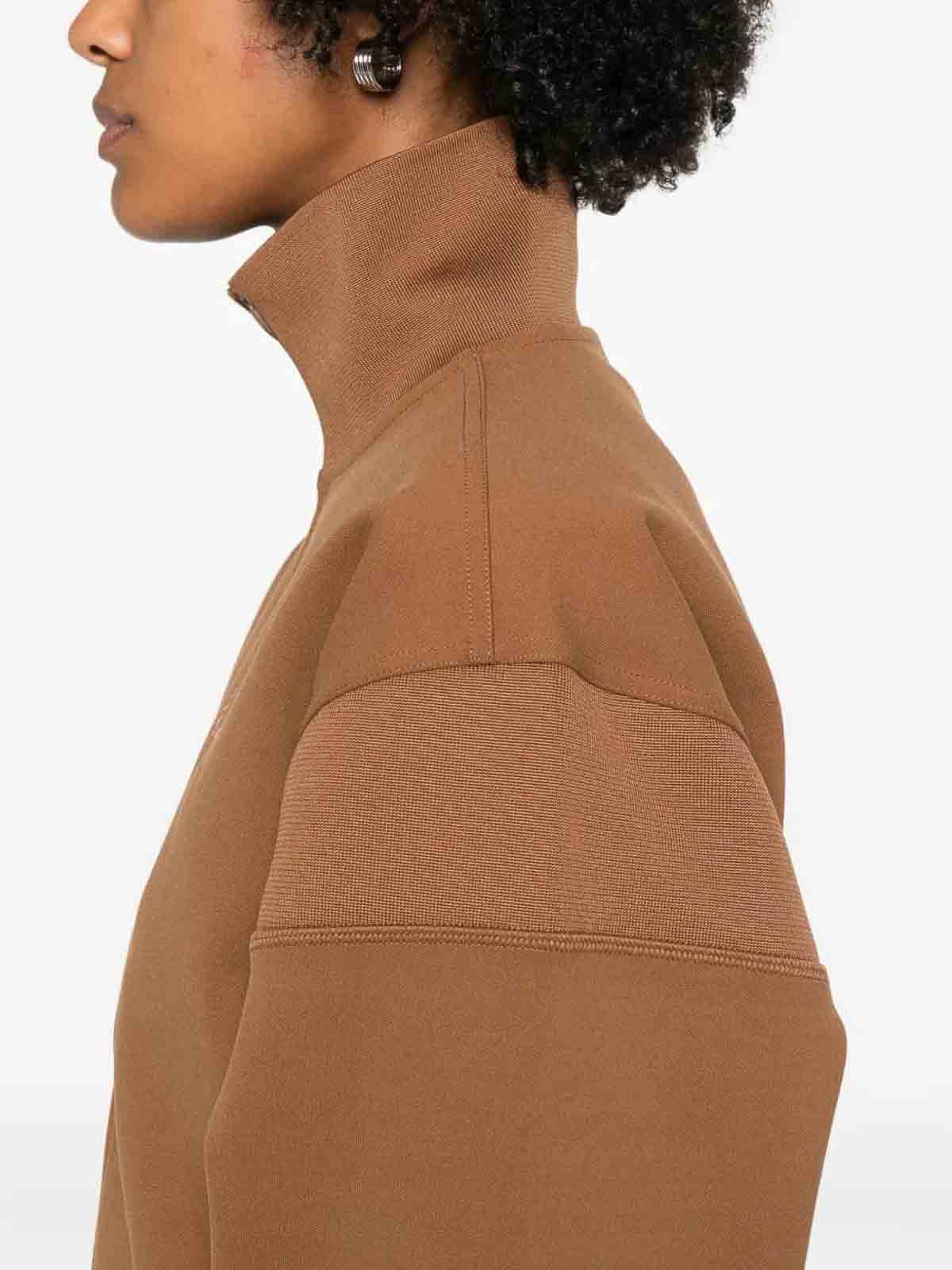 Bomber In Felpa JX6782WILBRN (adidas by Stella McCartney / カジュアルジャケット ) | adidas by Stella McCartney (アディダス バイ ステラ マッカートニー)(4)