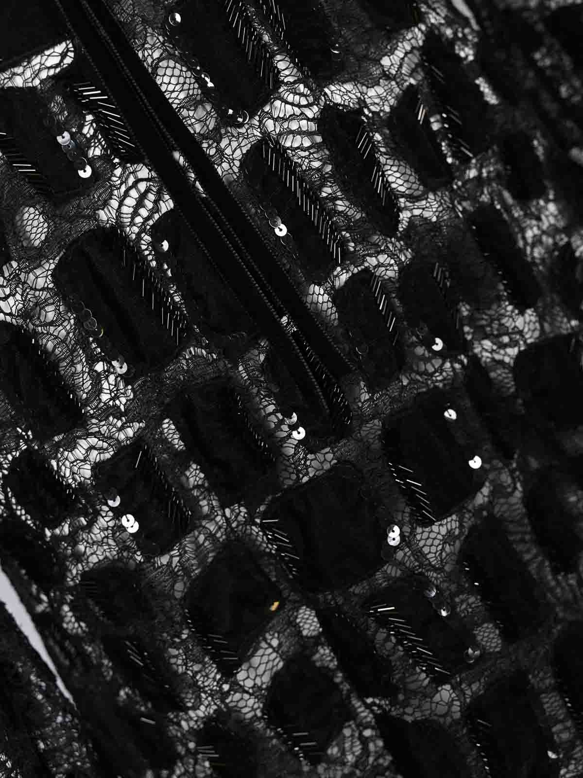 Tulle Dress With Coconut Embroidery AR73J58E2110 (Elisabetta Franchi / ワンピース・ドレス・オールインワン ) | Elisabetta Franchi (エリザベッタ フランキ)(2)