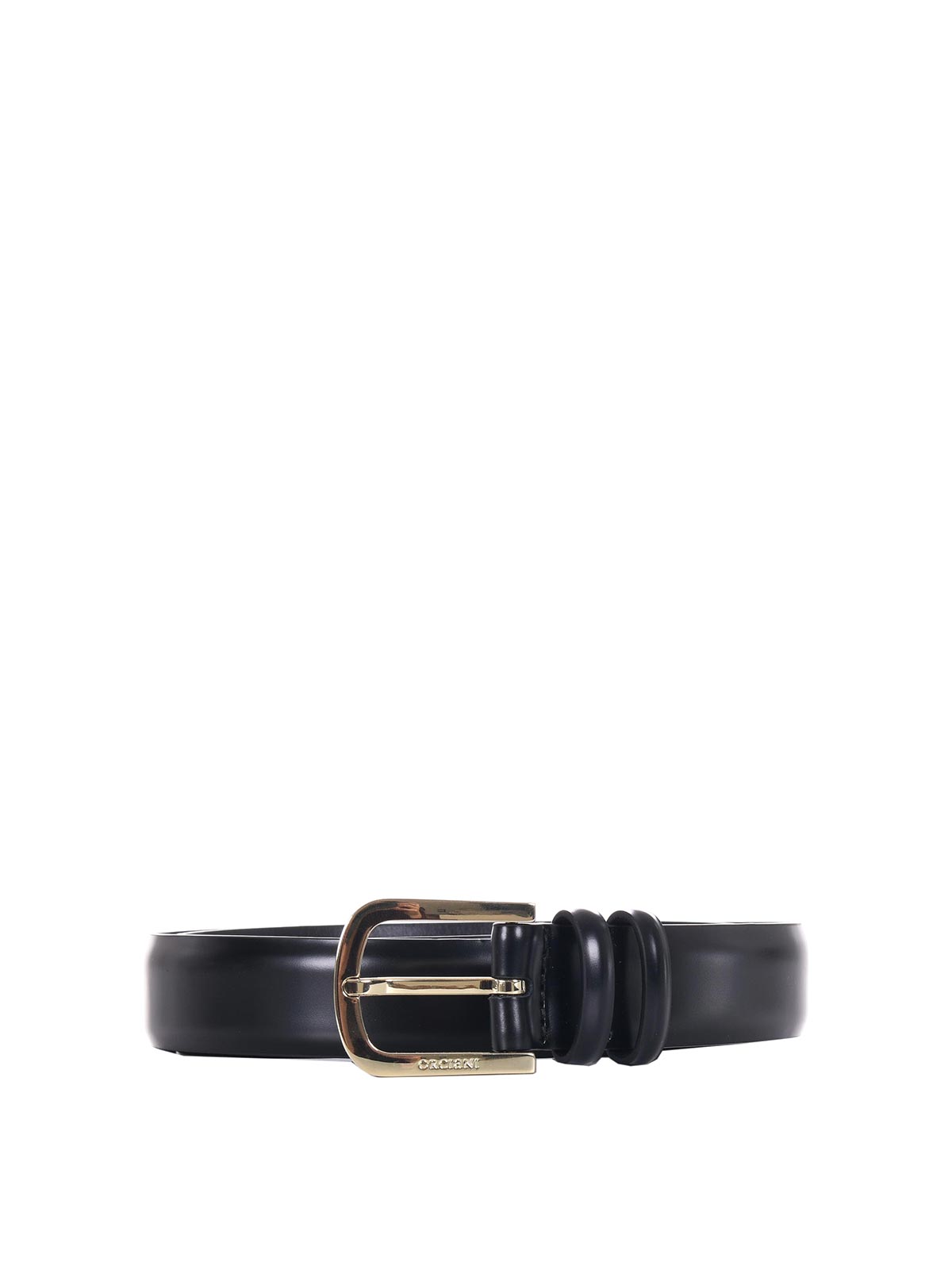 Belt 3202CAFNERO (ORCIANI / ベルト・サスペンダー ) | ORCIANI (オルチアーニ)