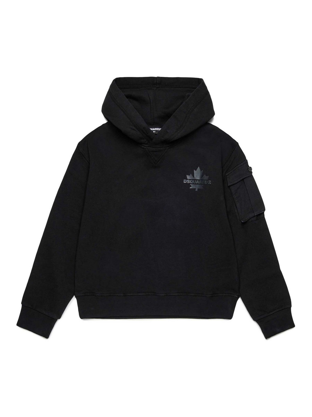 Black sweatshirt DQ2735D0AC6DQ900 (Dsquared2 / スウェット・フーディー ) | Dsquared2 (ディースクエアード)
