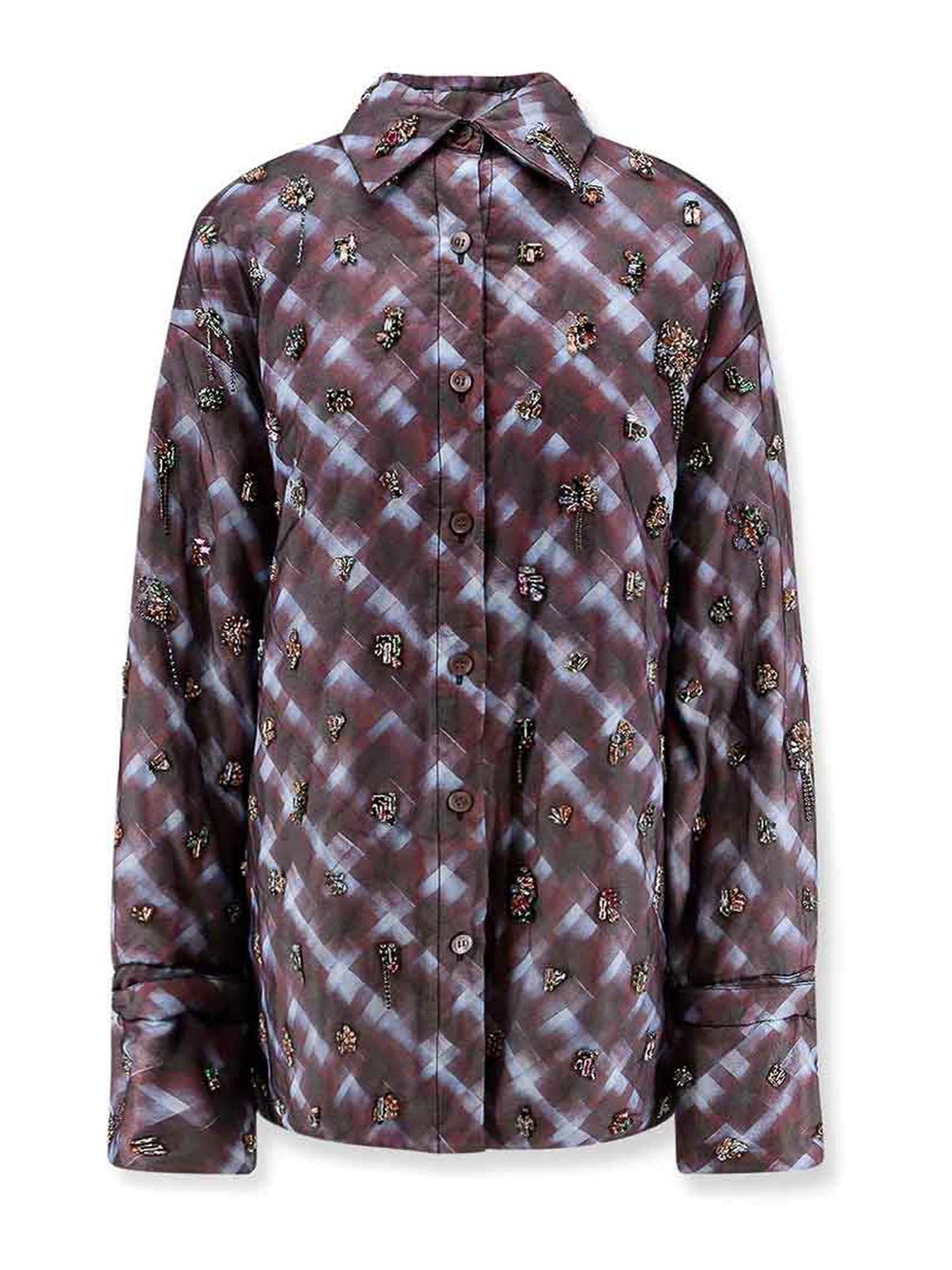 Cartan Purple shirt 107922111401 (Dries Van Noten / シャツ・ブラウス ) | Dries Van Noten (ドリスヴァンノッテン)