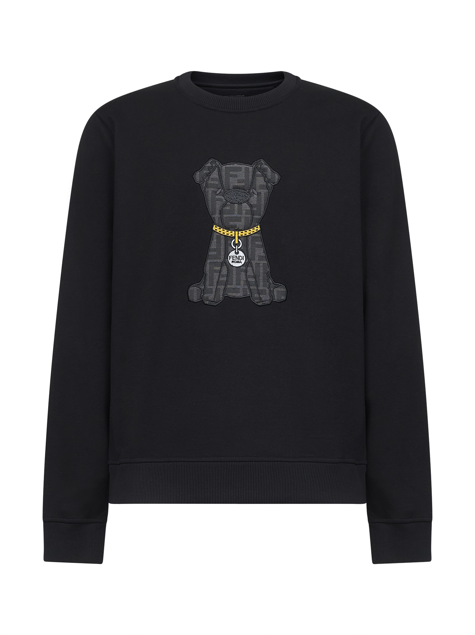 Fendi Sweaters Black FY0178AW0QF0QA1 (FENDI / スウェット・フーディー ) | FENDI (フェンディ)