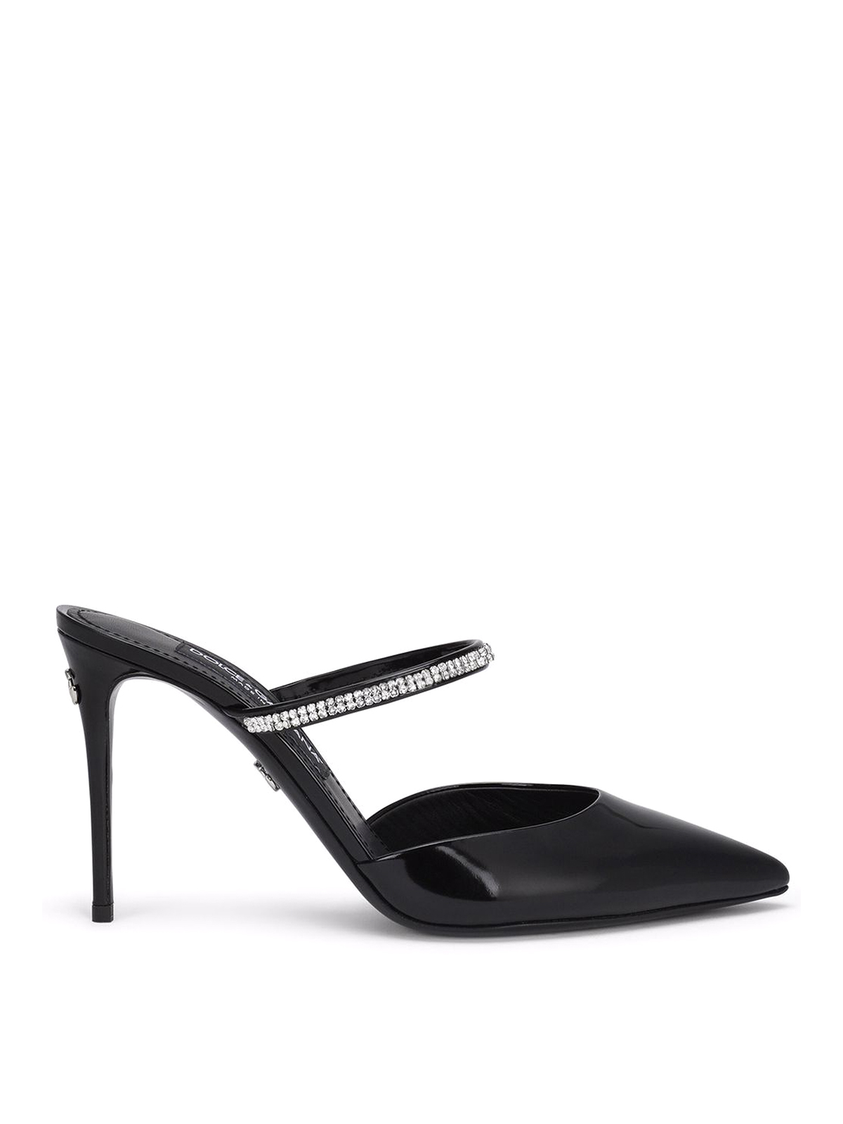 Leather crystal sabot CI0150AY8558S488 (Dolce & Gabbana / サンダル ) | Dolce & Gabbana (ドルチェガッバーナ)