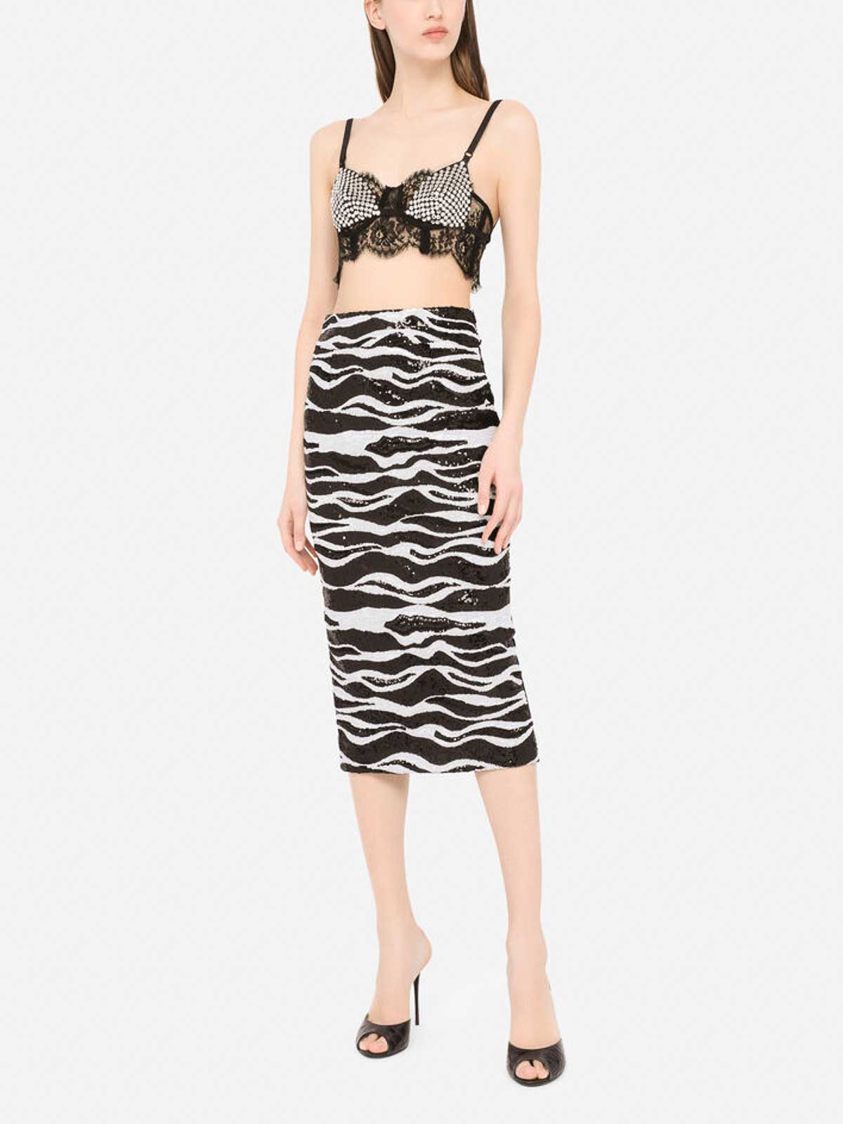 Striped skirt F4CDWTGDAQ8S9000 (Dolce & Gabbana / スカート ) | Dolce & Gabbana (ドルチェガッバーナ)(1)