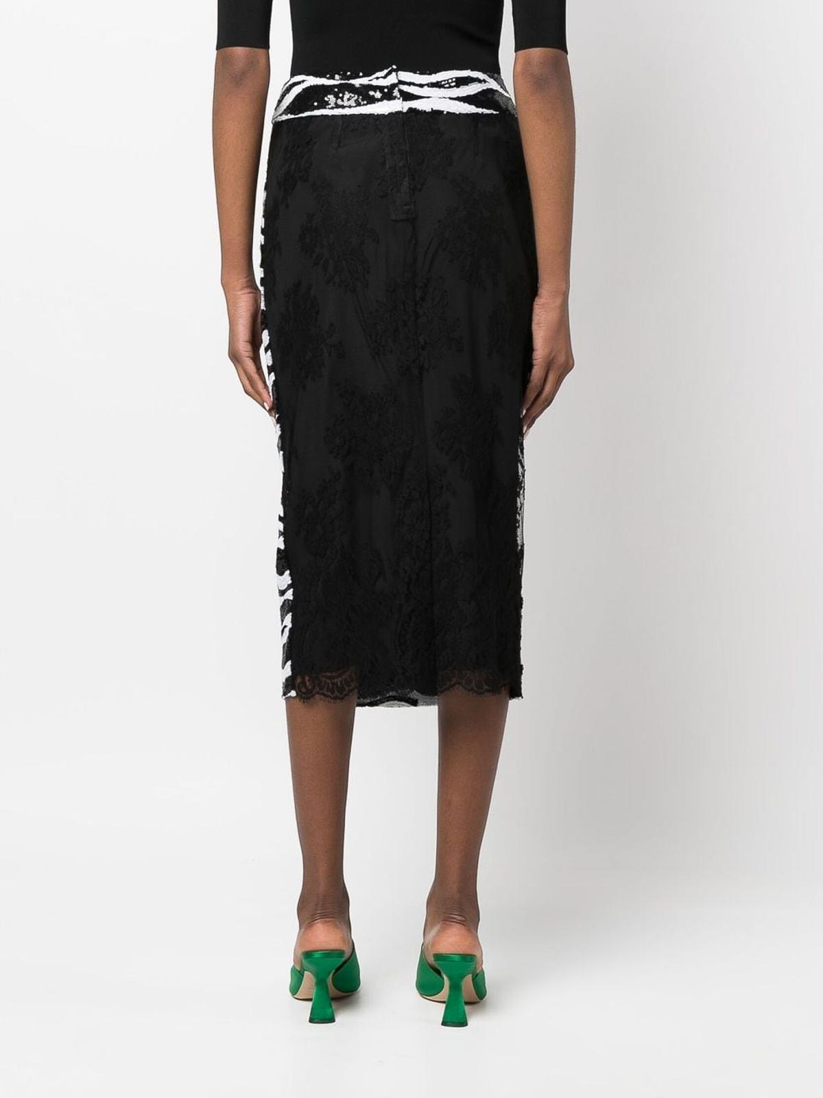 Striped skirt F4CDWTGDAQ8S9000 (Dolce & Gabbana / スカート ) | Dolce & Gabbana (ドルチェガッバーナ)(3)