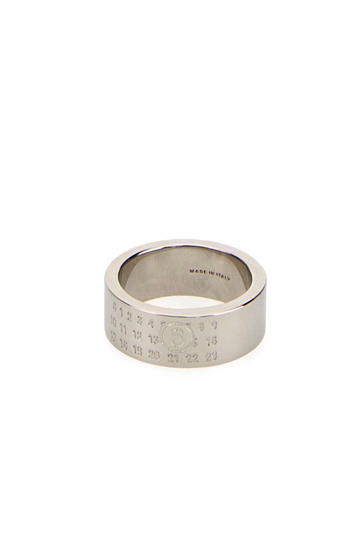Silver metal ring SM6UQ0057P6469951 (MM6 Maison Margiela / リング ) | MM6 Maison Margiela (エムエムシックス)(2)