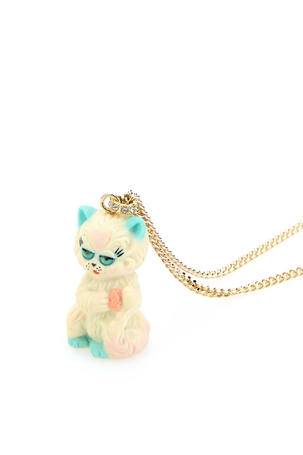 Multicolor nylon and metal Le Chat de la Maison necklace 7W2J0AL5QYEDY1 (Valentino Garavani / ネックレス ) | Valentino Garavani (ヴァレンティノ)(1)