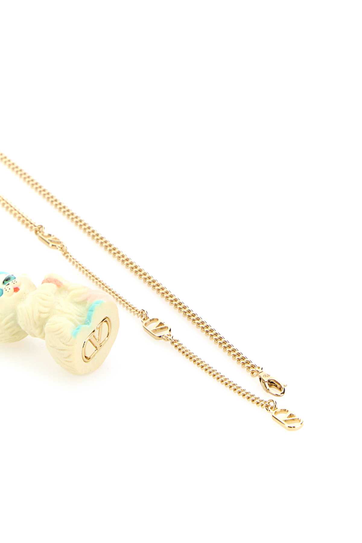 Multicolor nylon and metal Le Chat de la Maison necklace 7W2J0AL5QYEDY1 (Valentino Garavani / ネックレス ) | Valentino Garavani (ヴァレンティノ)(2)