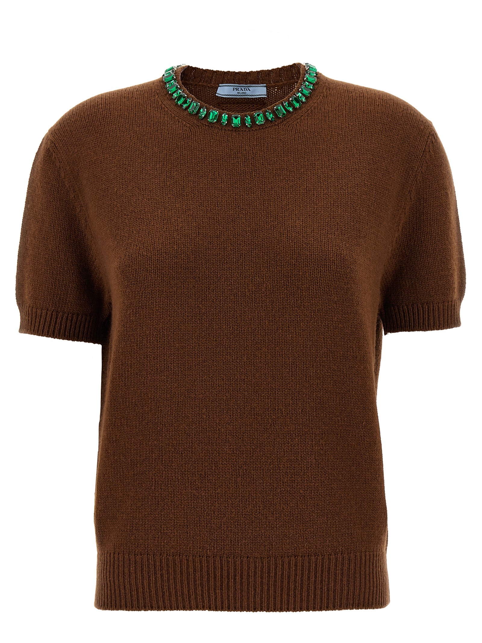 Crystal crew neck sweater P24V2BSOOO18M6F0005 (Prada / ニット・セーター・カーディガン ) | Prada (プラダ)