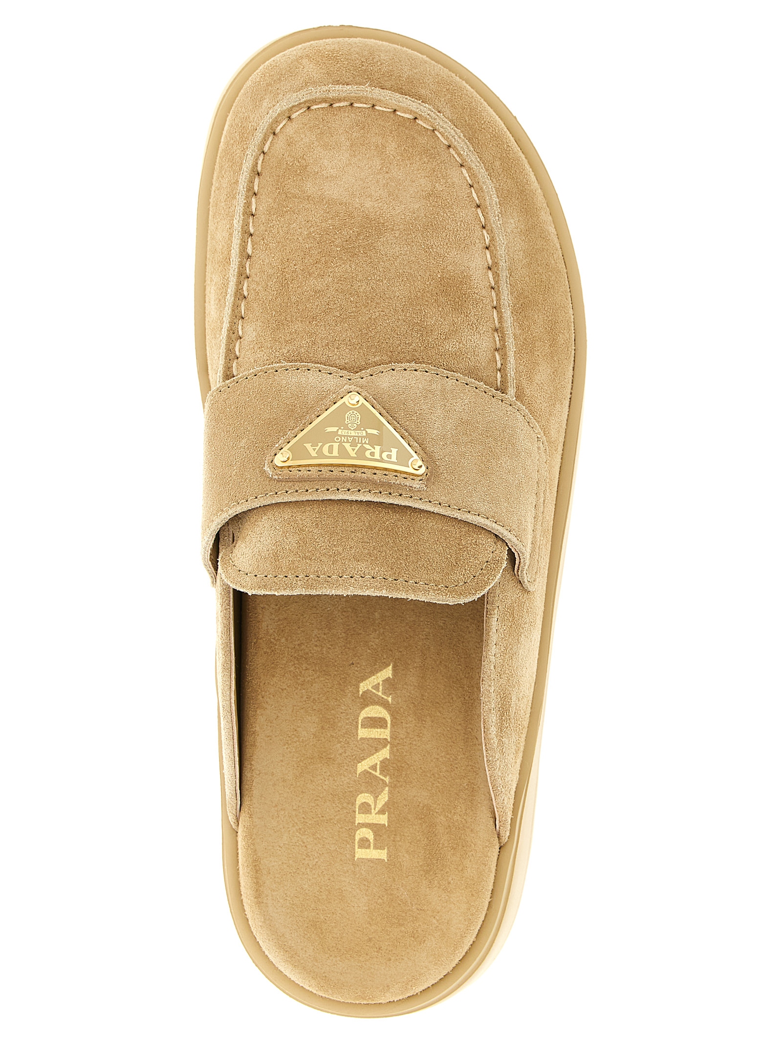 Suede sabots 1XZ778F045054F0379 (Prada / サンダル ) | Prada (プラダ)(3)