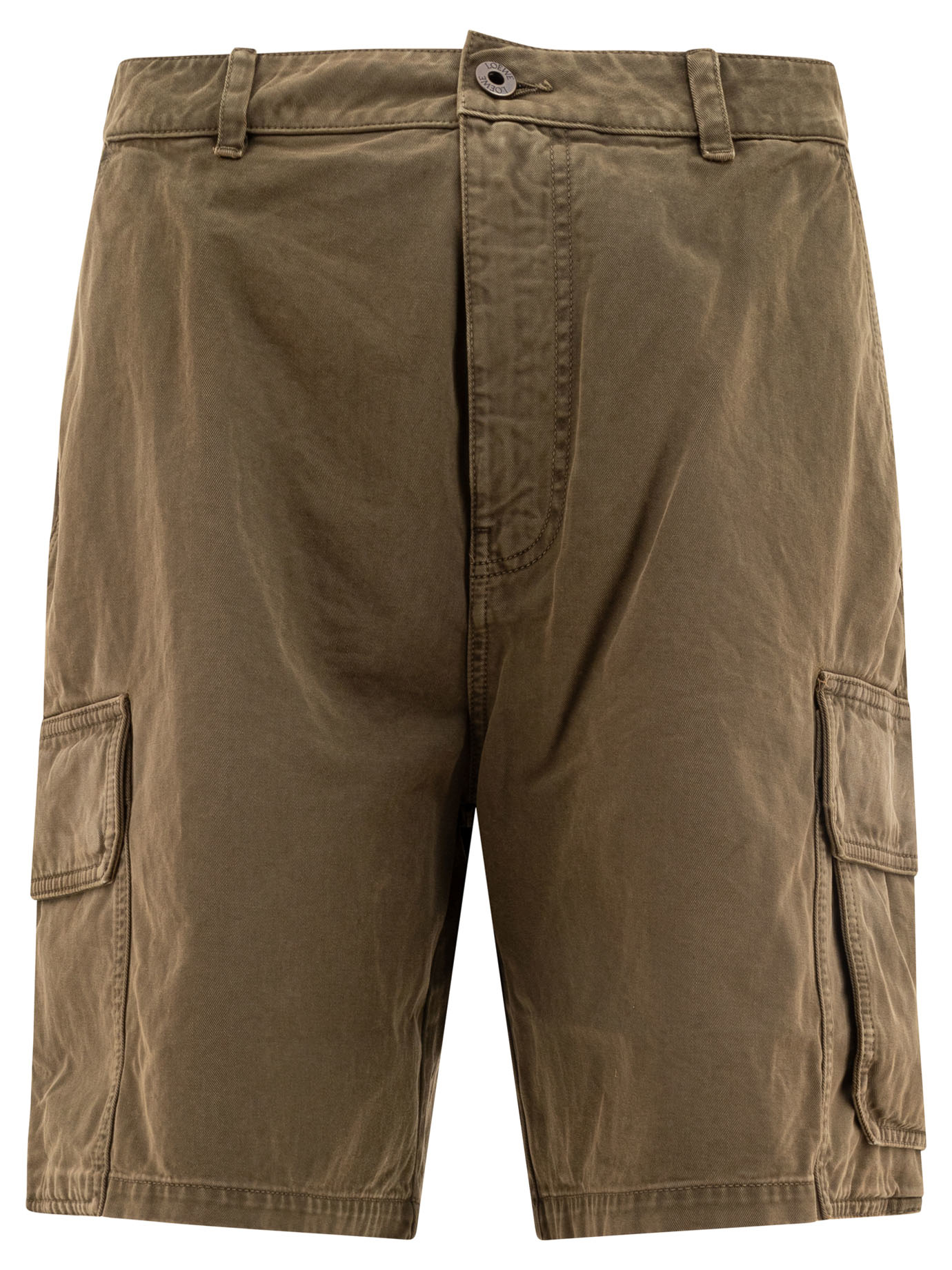 Cotton cargo shorts H526Y1AW05KHAKI (LOEWE / ショートパンツ ) | LOEWE (ロエベ)