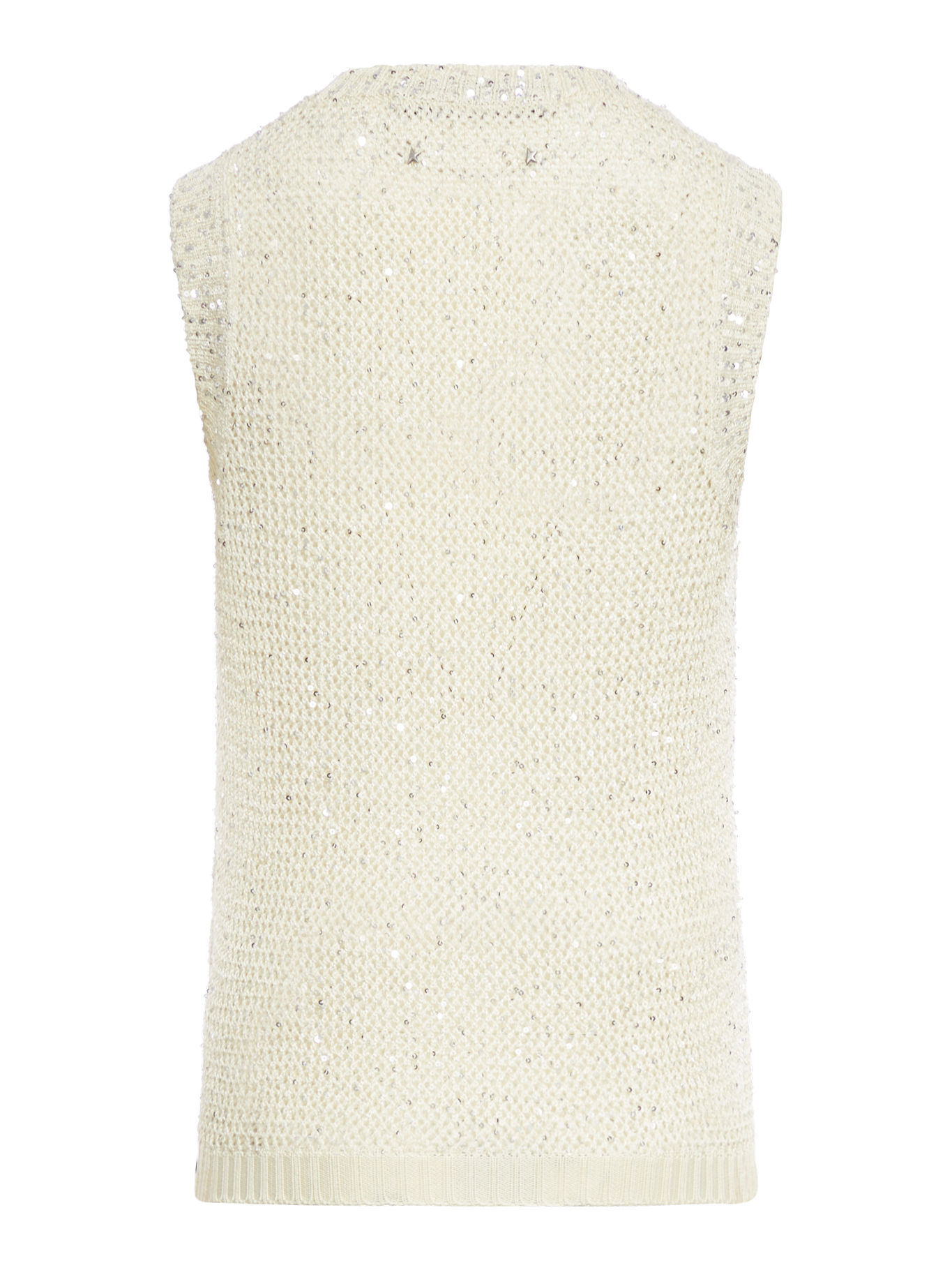 NET MESH TOP WITH SEQUINS AND CONTRASTING DETAILS GWP01922P00169111560 (Golden Goose / ニット・セーター・カーディガン ) | Golden Goose (ゴールデングース)(1)