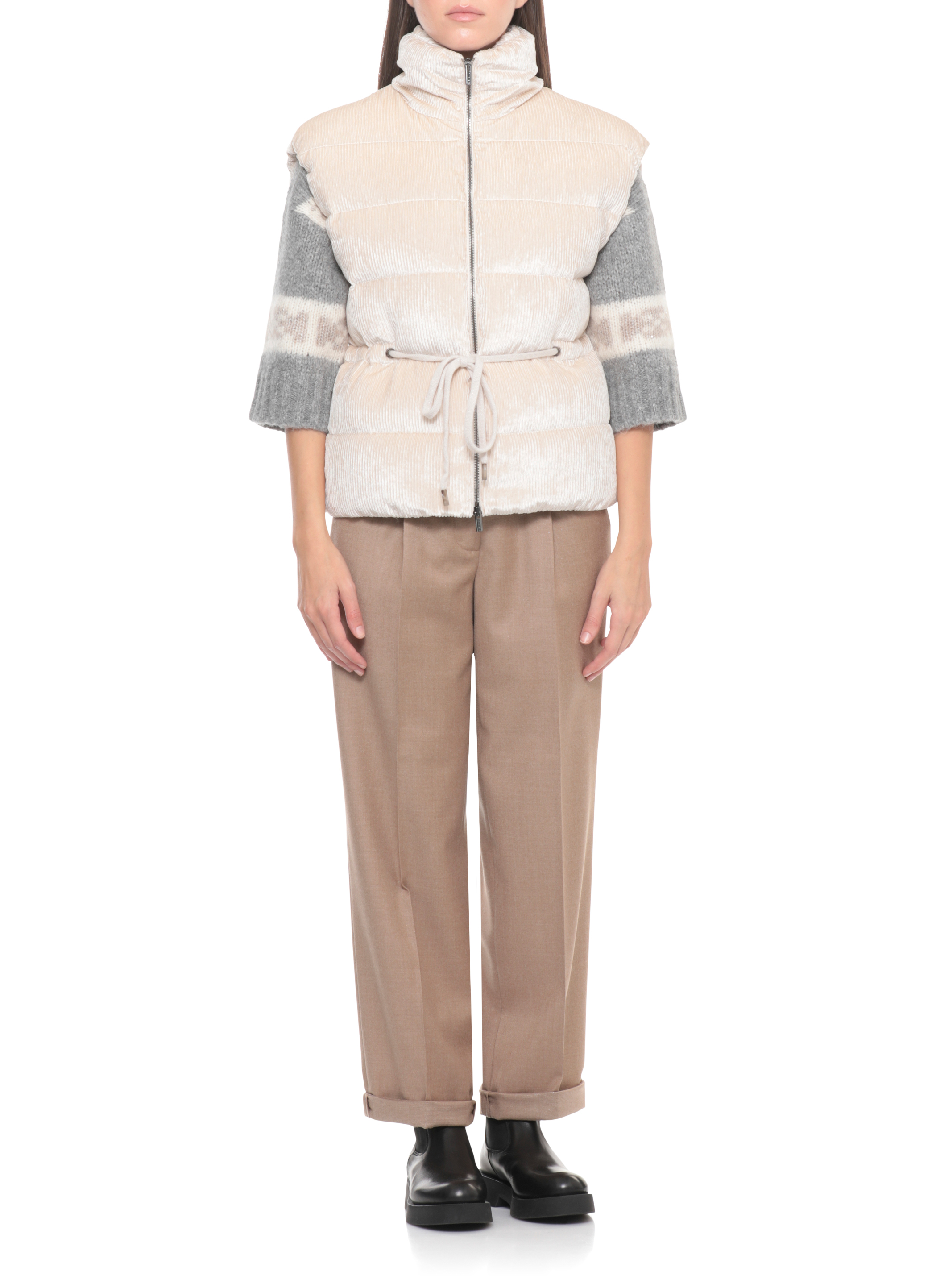 Peserico Jackets Beige S03429U01597043 (PESERICO / ベスト ) | PESERICO (ペセリコ)(1)