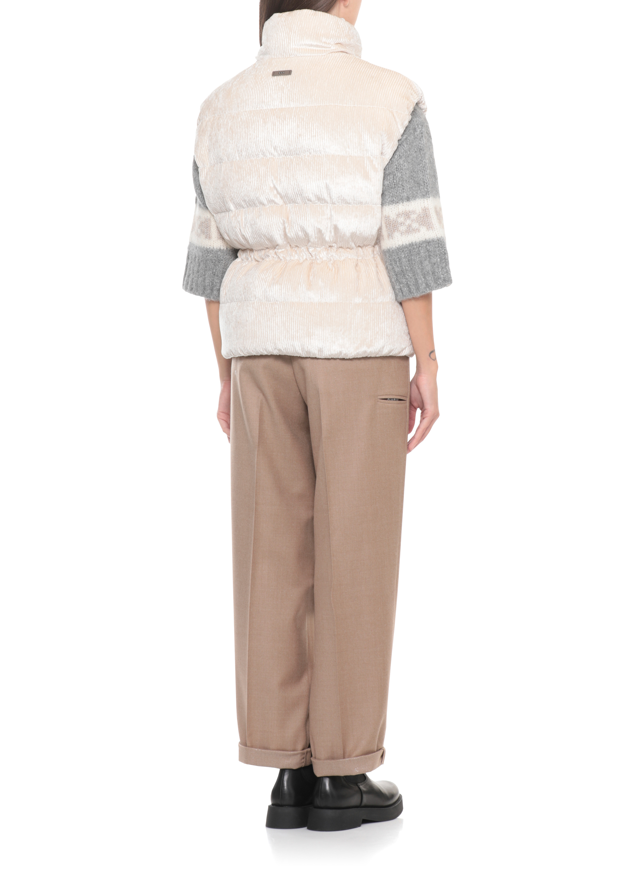 Peserico Jackets Beige S03429U01597043 (PESERICO / ベスト ) | PESERICO (ペセリコ)(2)