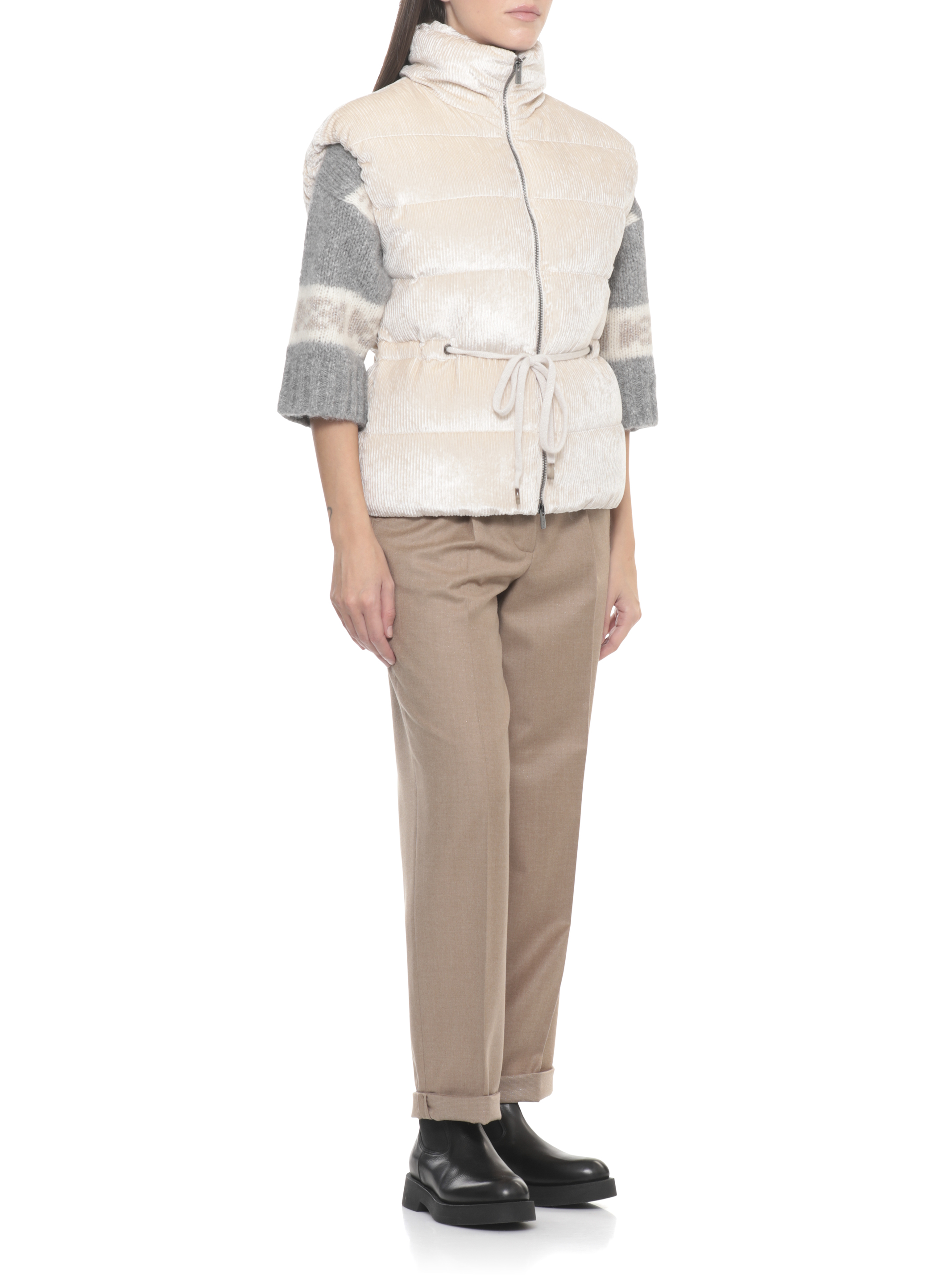 Peserico Jackets Beige S03429U01597043 (PESERICO / ベスト ) | PESERICO (ペセリコ)(4)