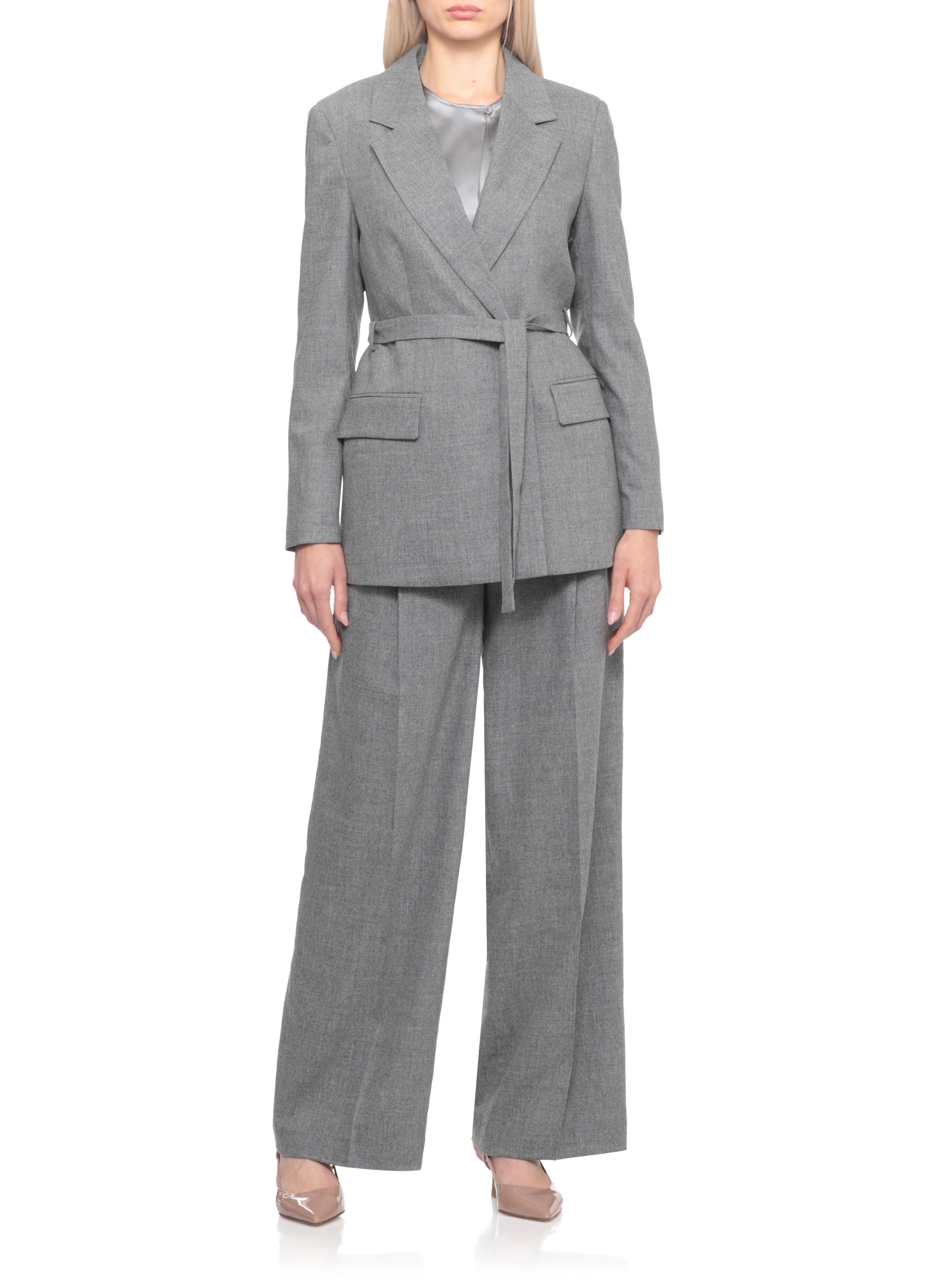 Peserico Shirts Grey S0670202372071 (PESERICO / シャツ・ブラウス ) | PESERICO (ペセリコ)(4)