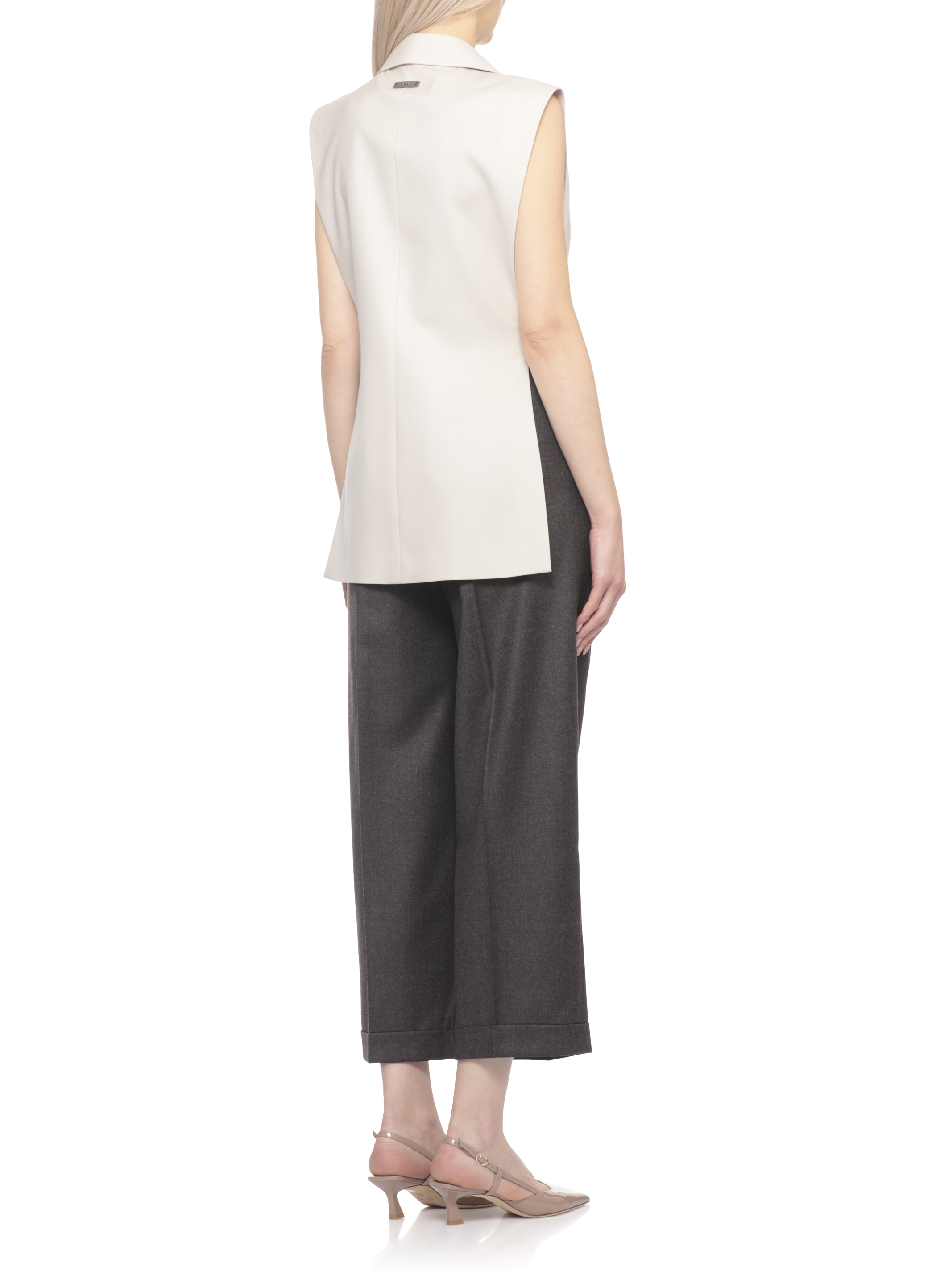 PESERICO AUREA Sweaters Beige E0302605815044 (PESERICO / ベスト ) | PESERICO (ペセリコ)(3)