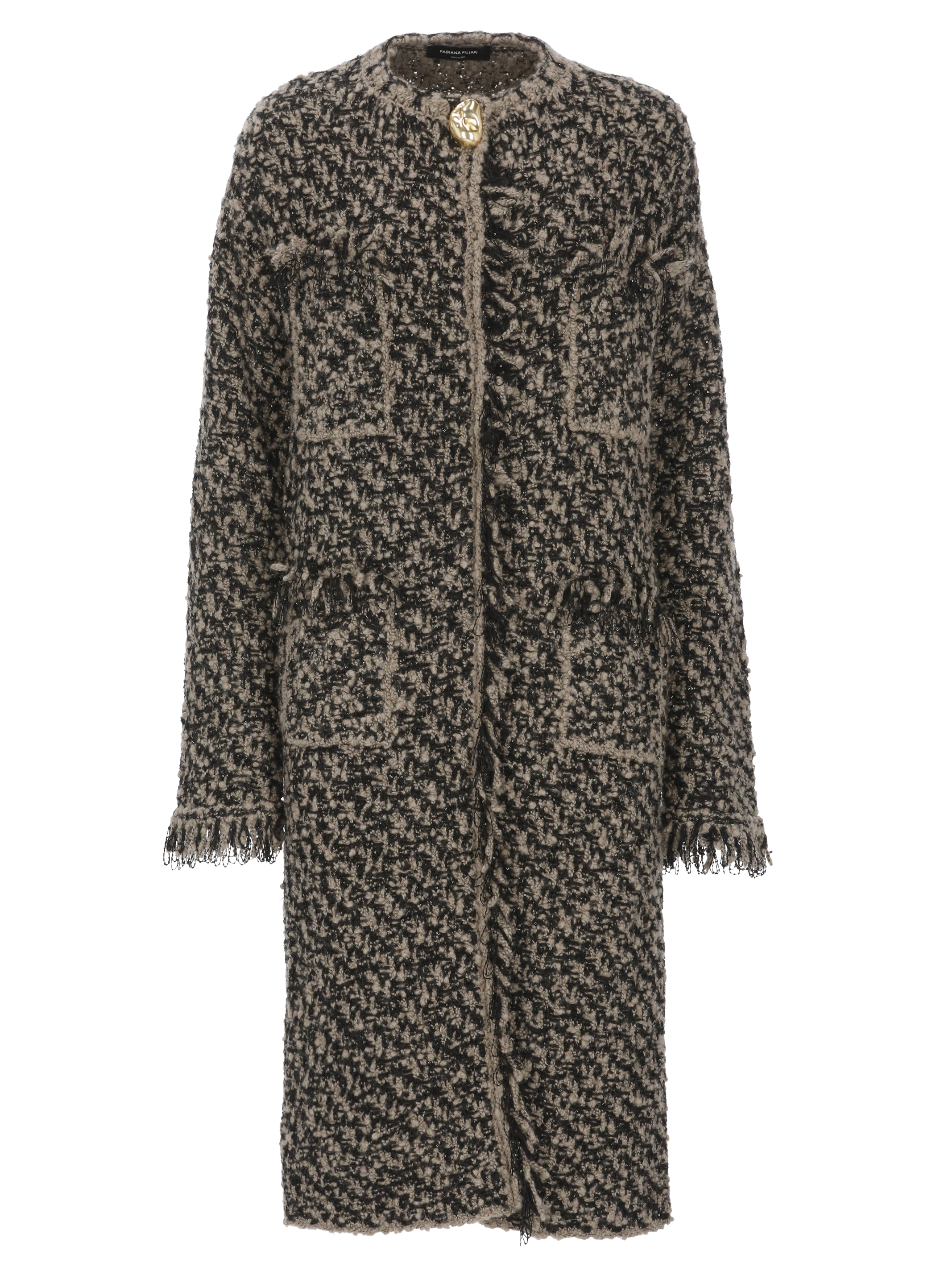 Fabiana Filippi Coats Brown CTD225F571L629VR2 (FABIANA FILIPPI / コート ) | FABIANA FILIPPI (ファビアナフィリッピ)