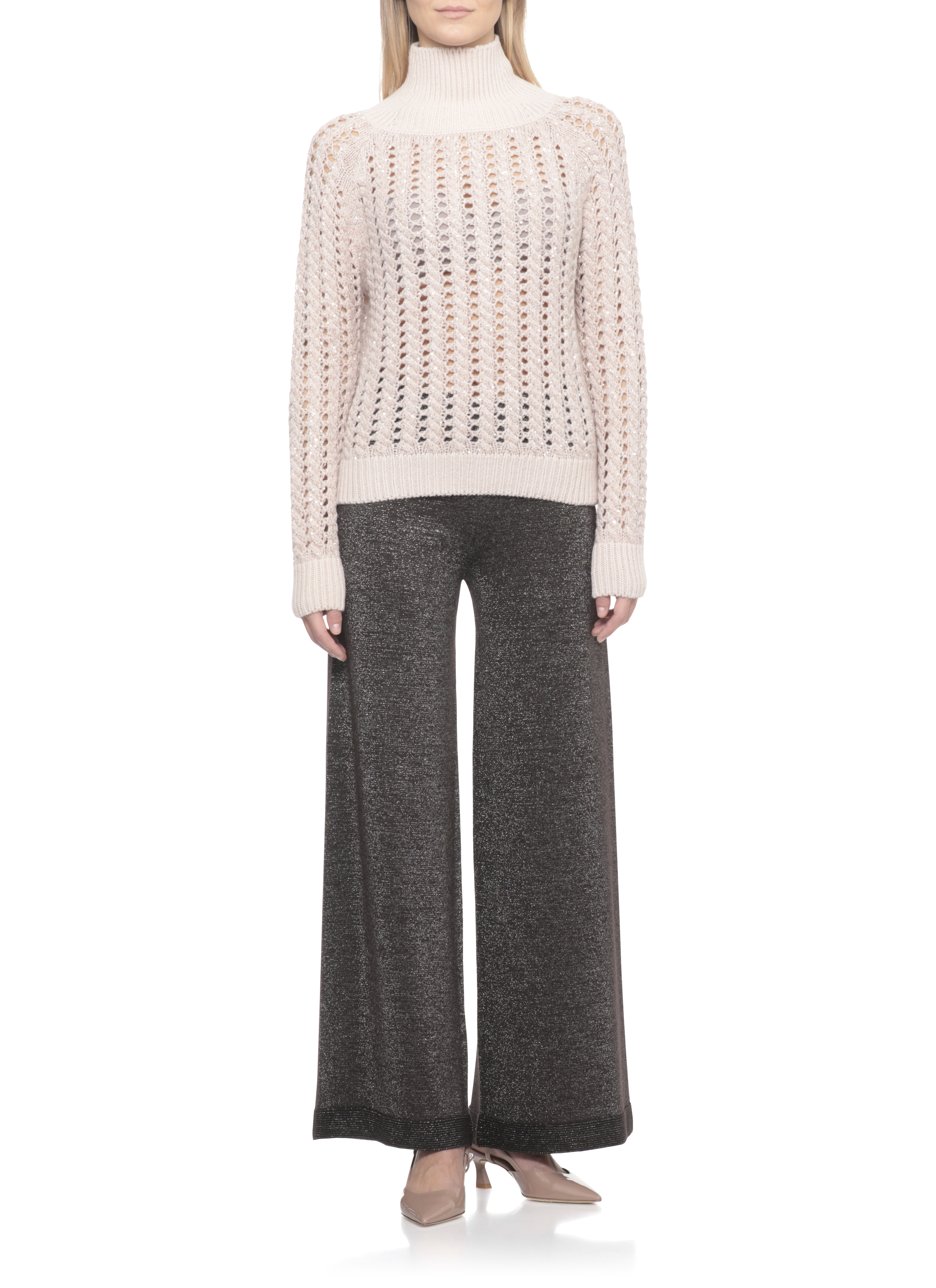 D.EXTERIOR Sweaters Pink 611814TALC (D.EXTERIOR / ニット・セーター・カーディガン ) | D.EXTERIOR (ディーエクステリア)(1)