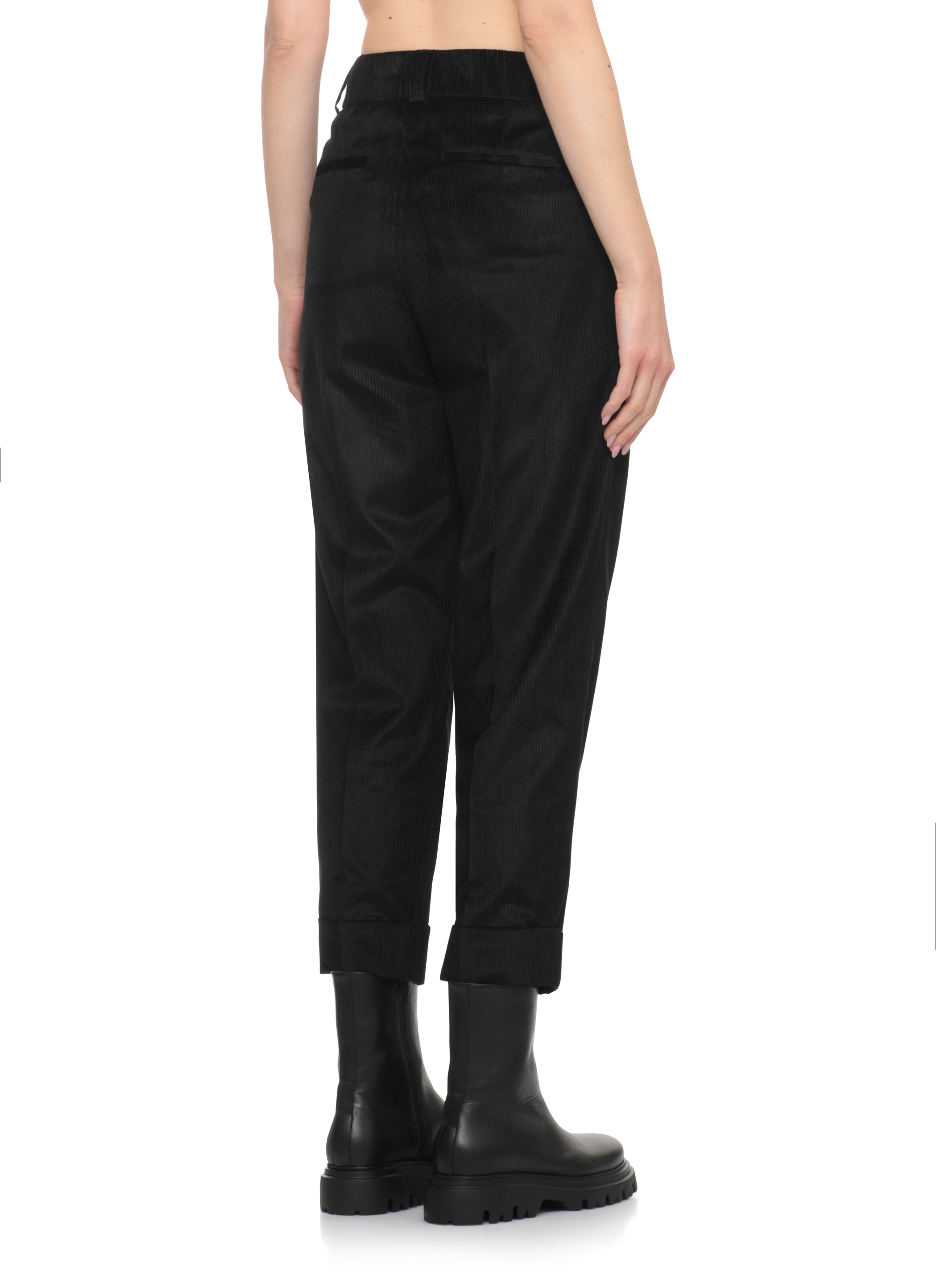 Peserico Trousers Black P04816V00Z01593605 (PESERICO / パンツ ) | PESERICO (ペセリコ)(2)