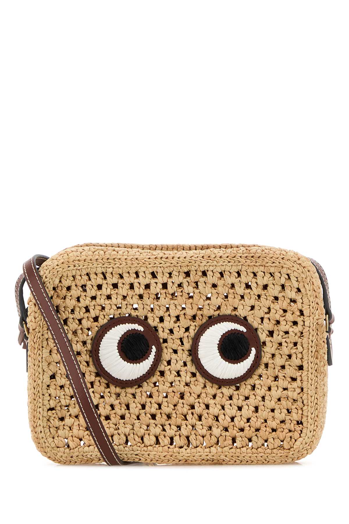 Raffia Eyes crossbody bag 5050925168342NATURAL (ANYA HINDMARCH / ハンドバッグ・ショルダーバッグ ) | ANYA HINDMARCH (アニヤ・ハインドマーチ)
